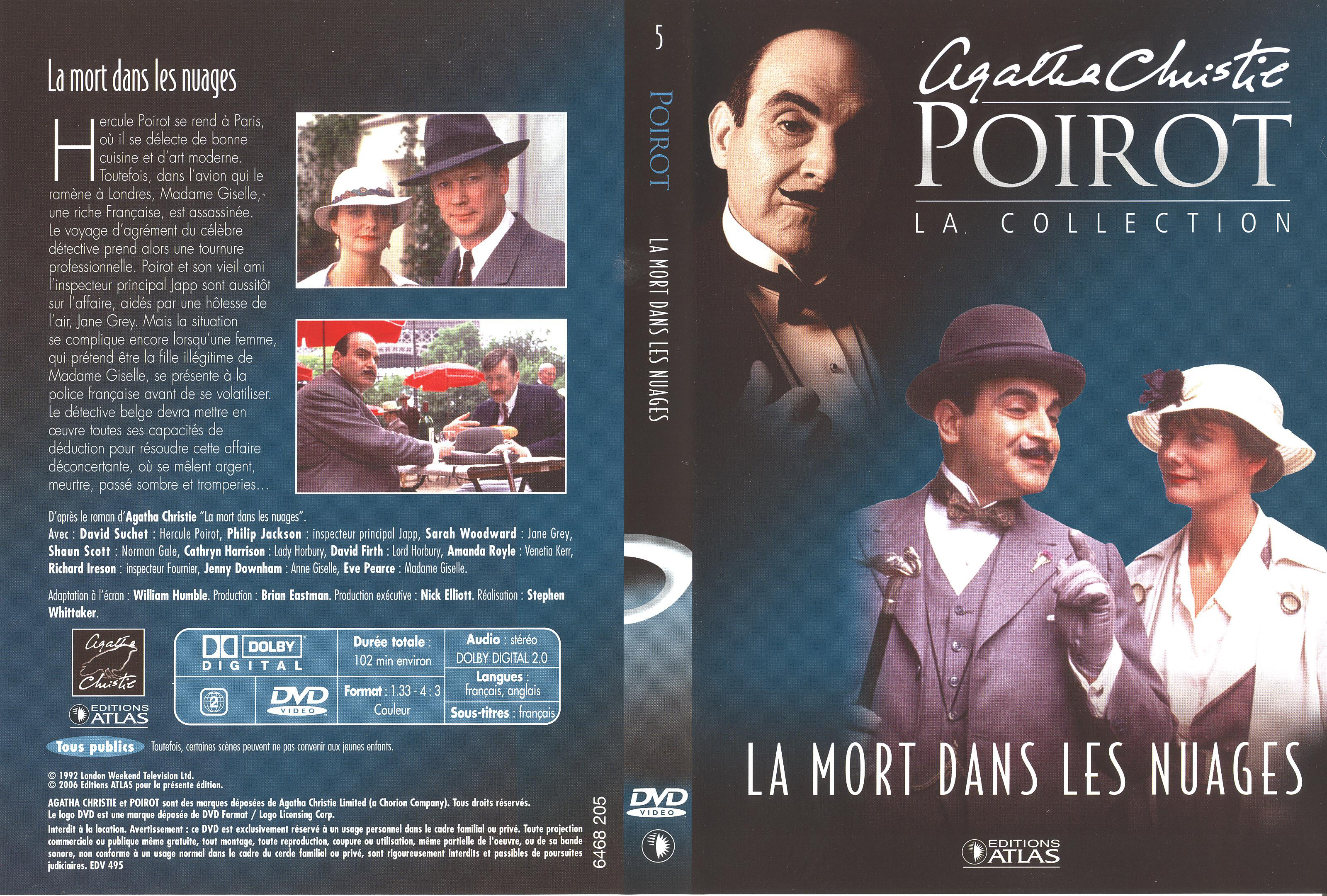Jaquette DVD Hercule Poirot vol 5