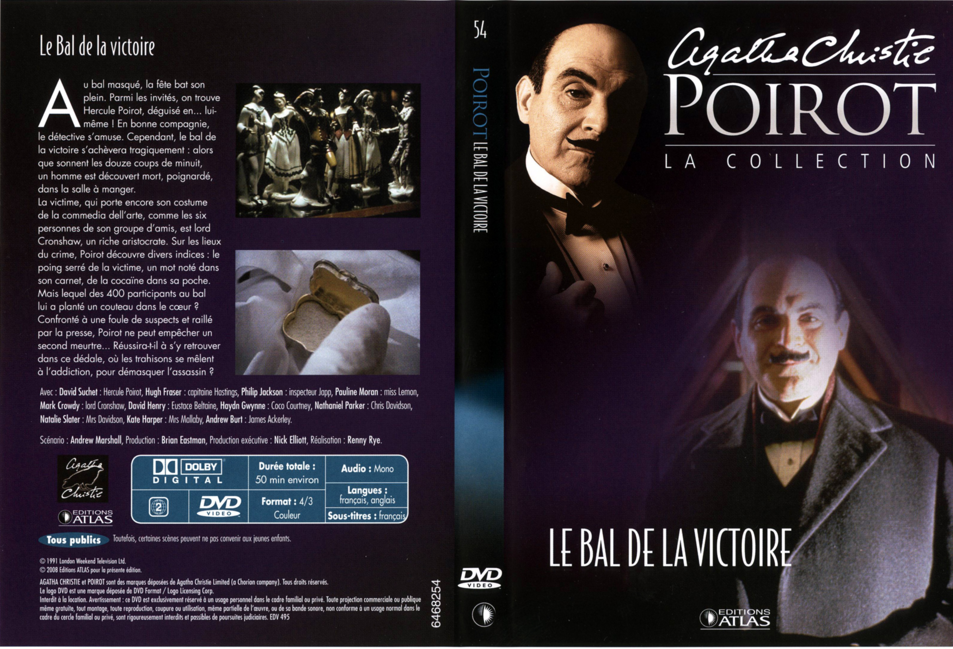 Jaquette DVD Hercule Poirot vol 54