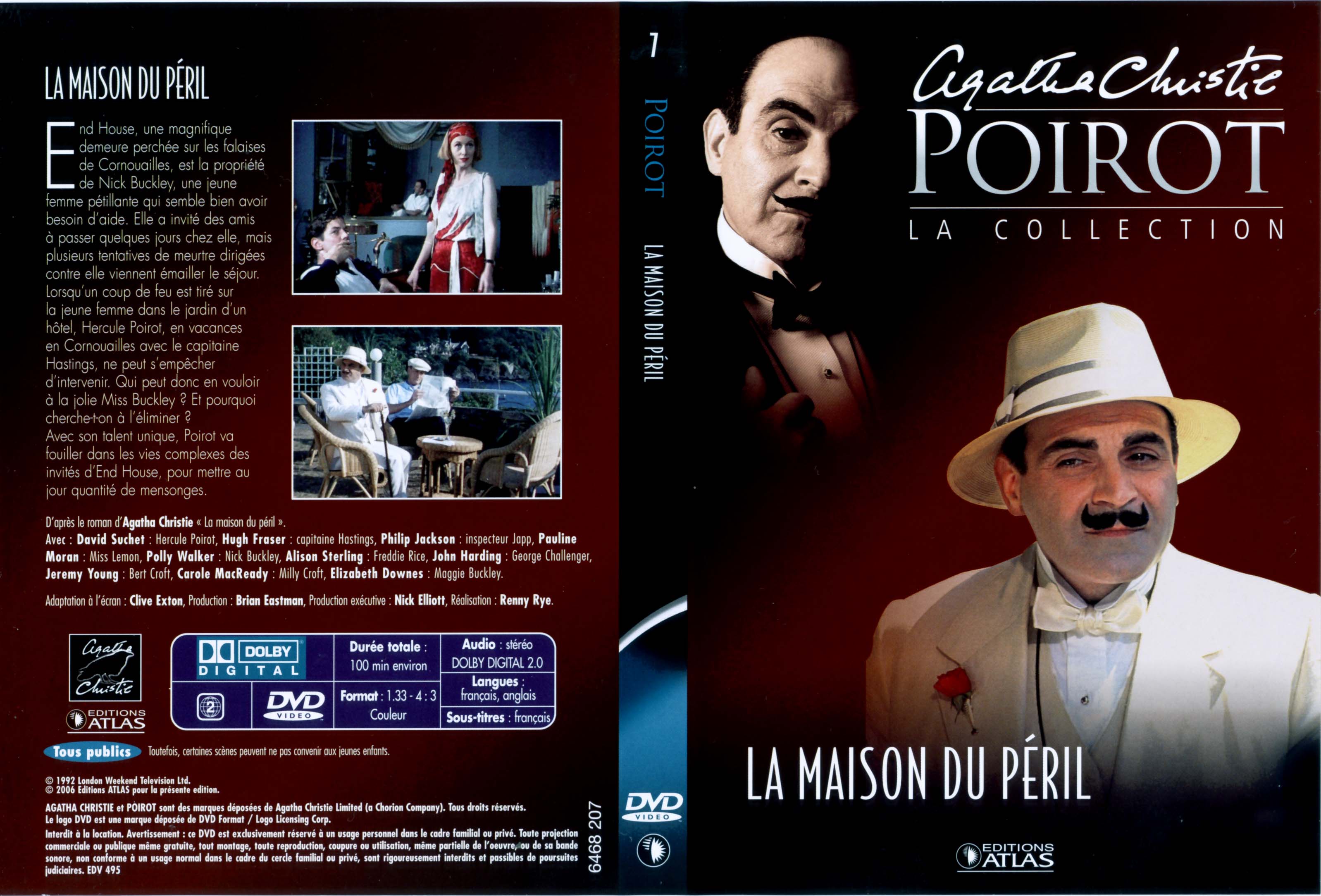 Jaquette DVD Hercule Poirot vol 7