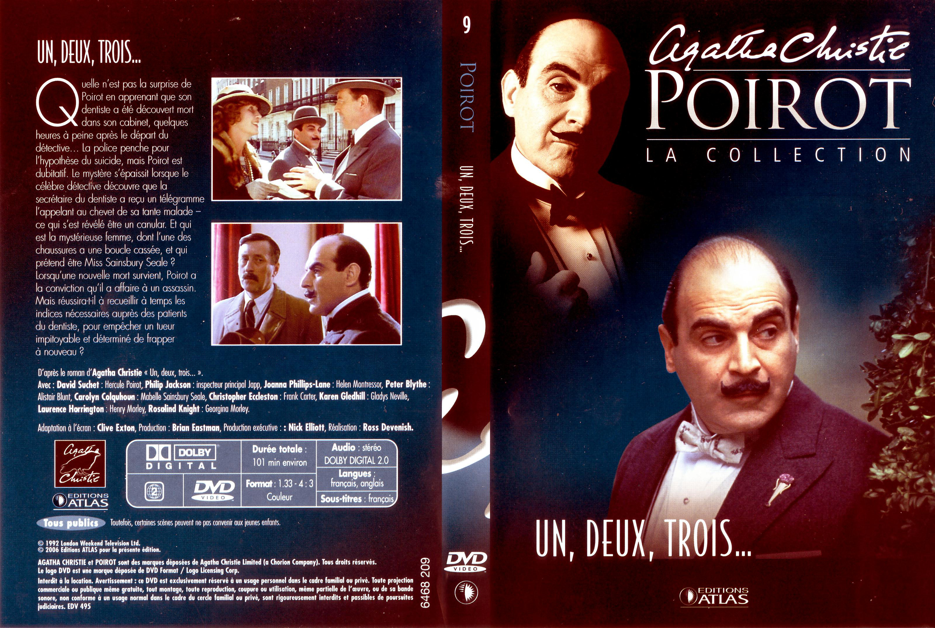 Jaquette DVD Hercule Poirot vol 9