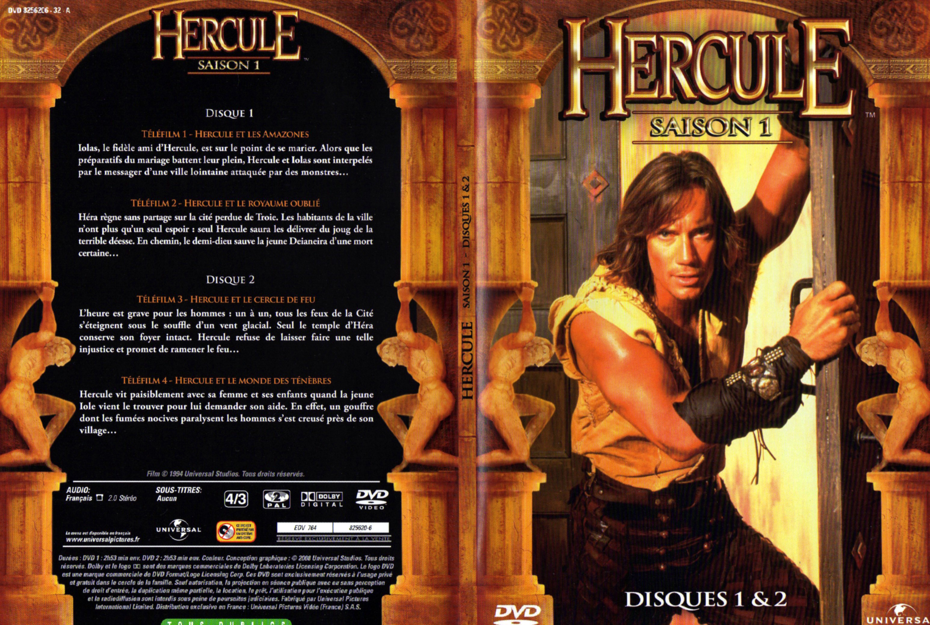Jaquette DVD Hercule Saison 1 DVD 1