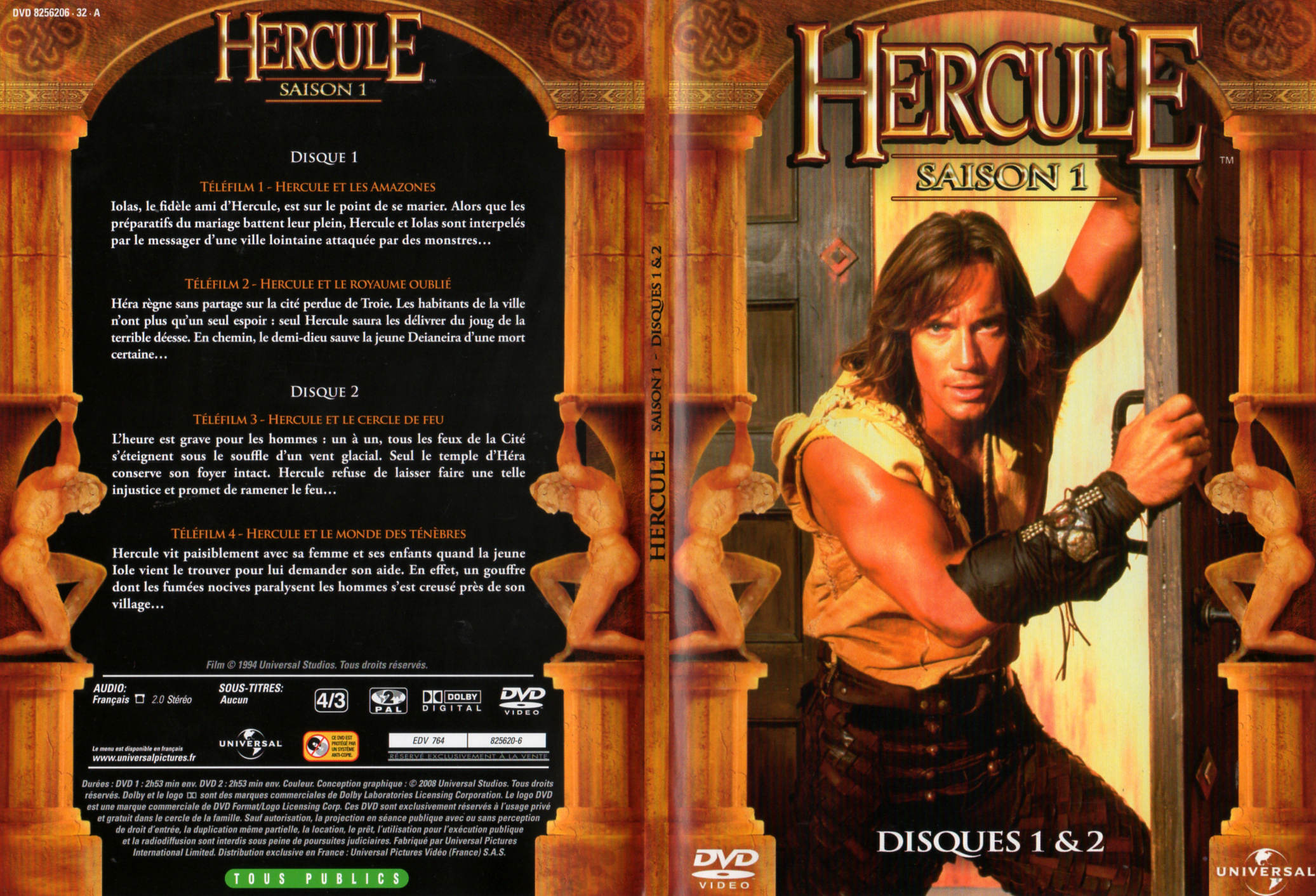 Jaquette DVD Hercule Saison 1 DVD 1