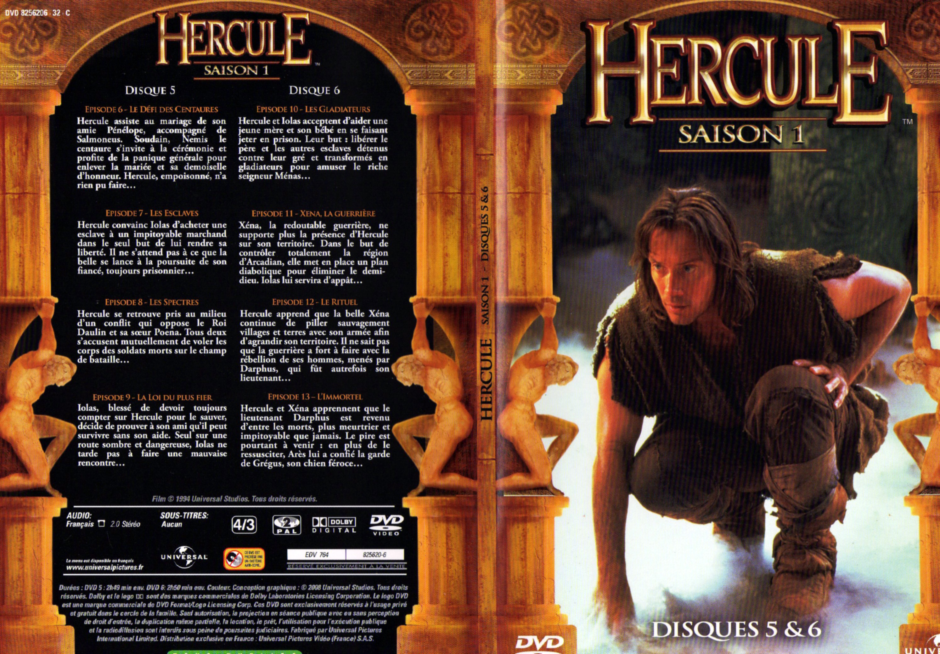 Jaquette DVD Hercule Saison 1 DVD 3