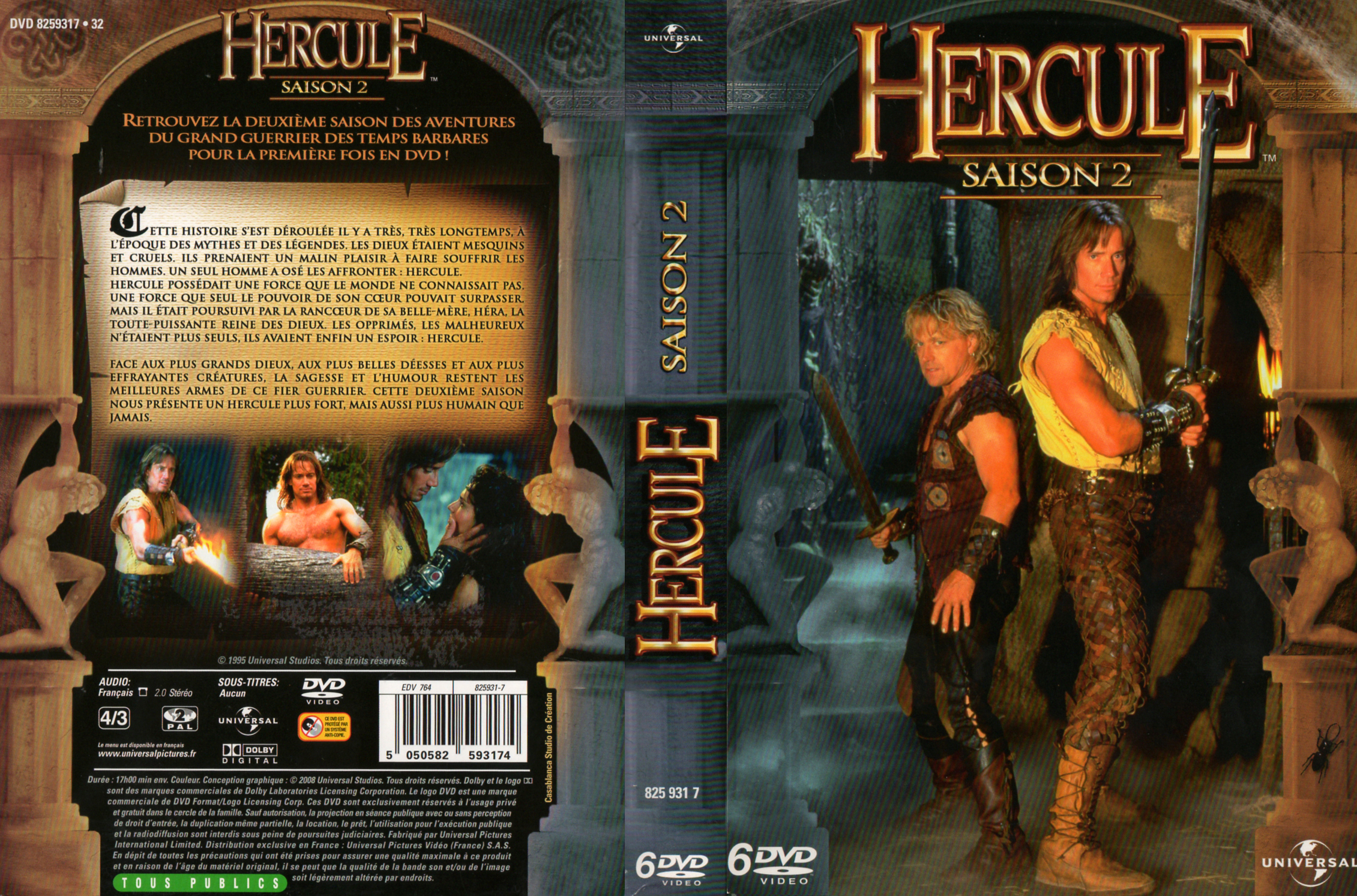 Jaquette DVD Hercule Saison 2 COFFRET