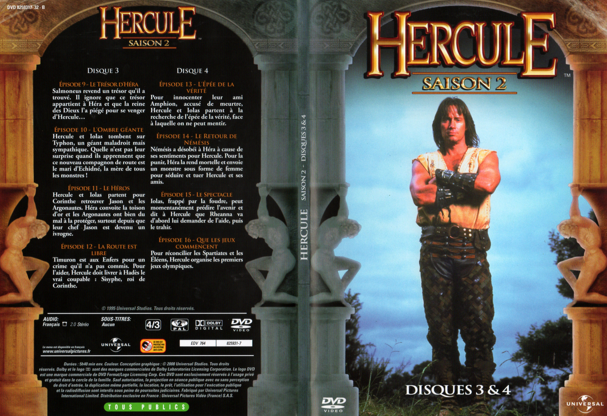 Jaquette DVD Hercule Saison 2 DVD 2