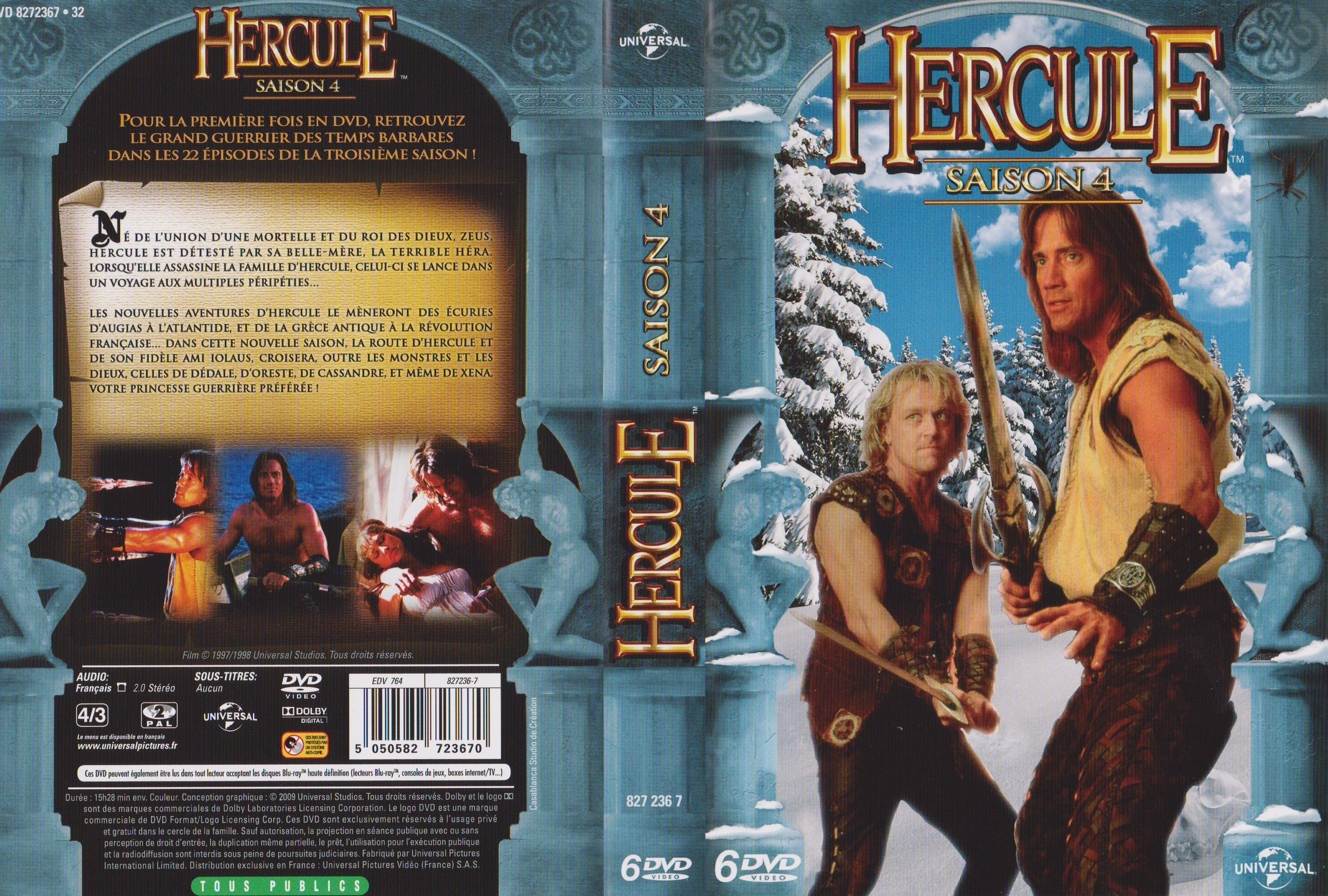 Jaquette DVD Hercule Saison 4 COFFRET