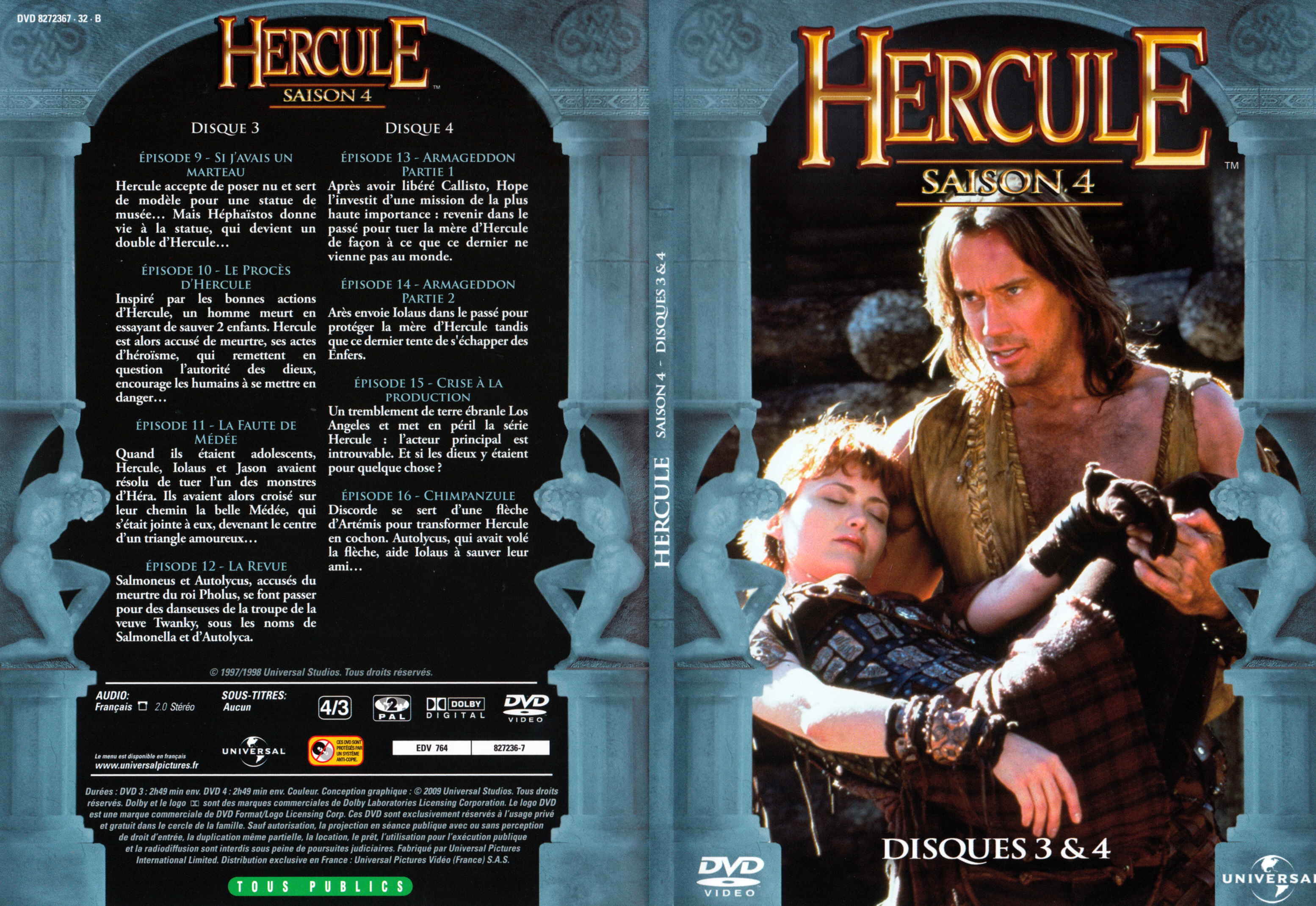 Jaquette DVD Hercule Saison 4 DVD 2