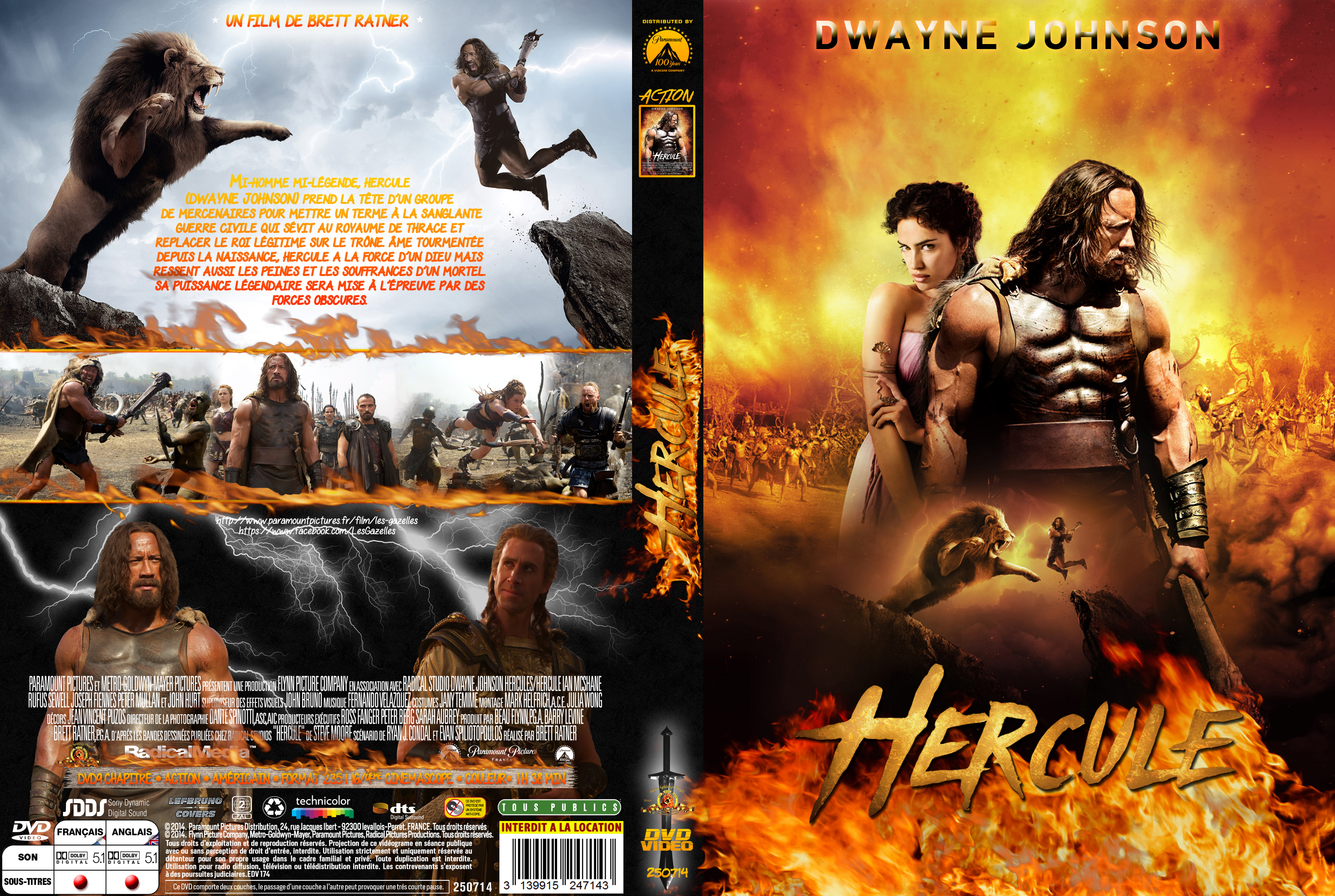 Jaquette DVD Hercule (2014) custom v2