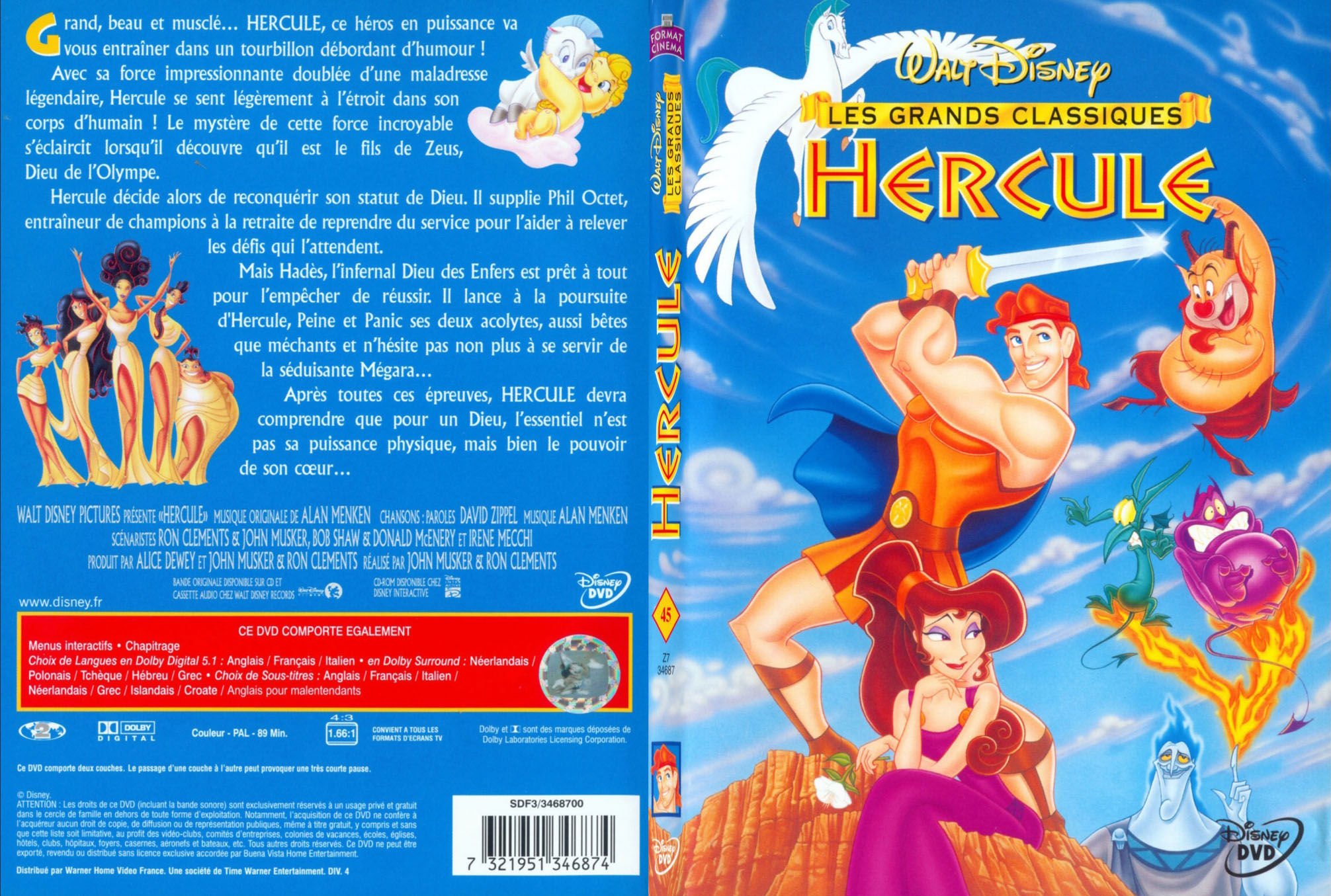 Jaquette DVD Hercule - SLIM