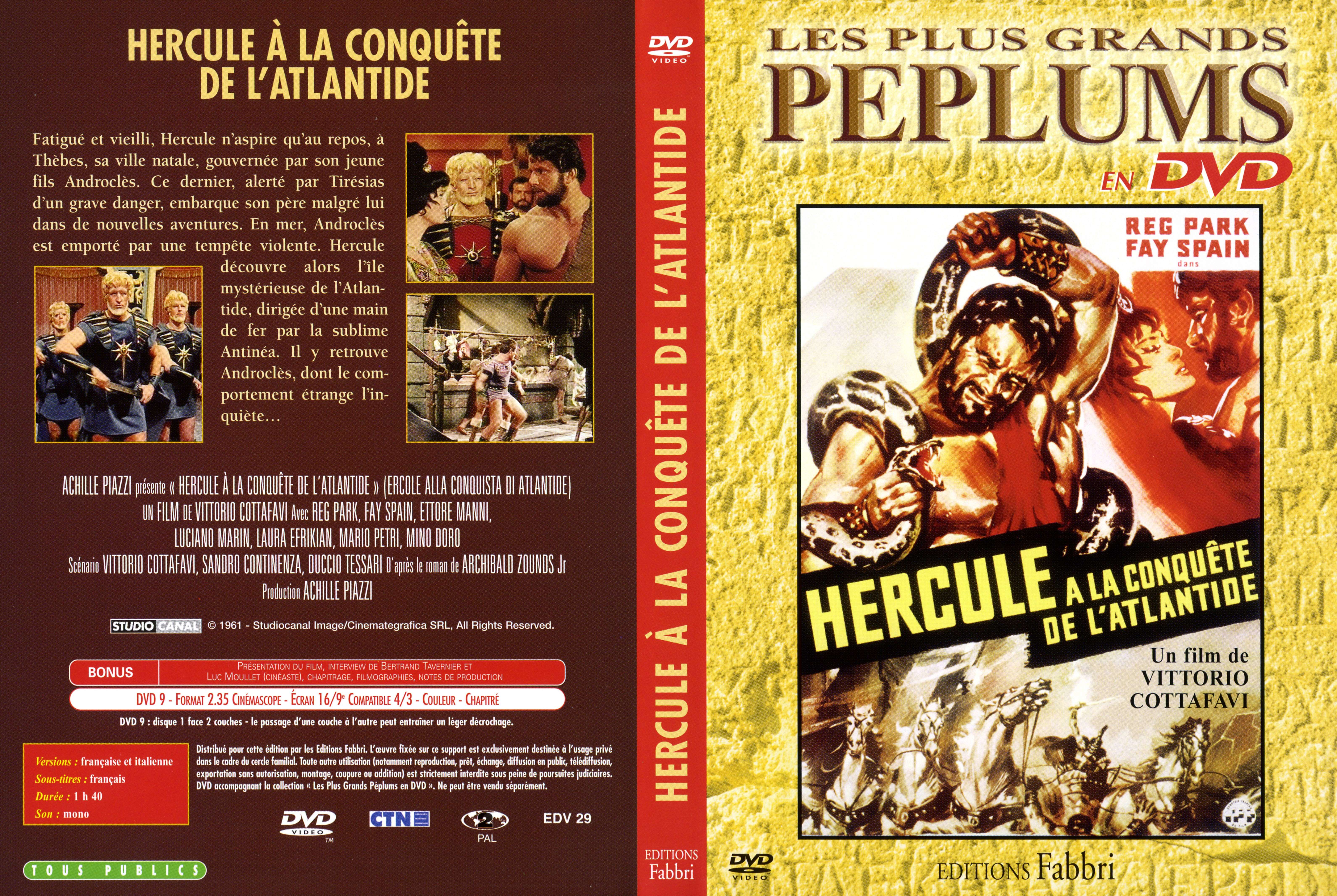 Jaquette DVD Hercule  la conquete de l