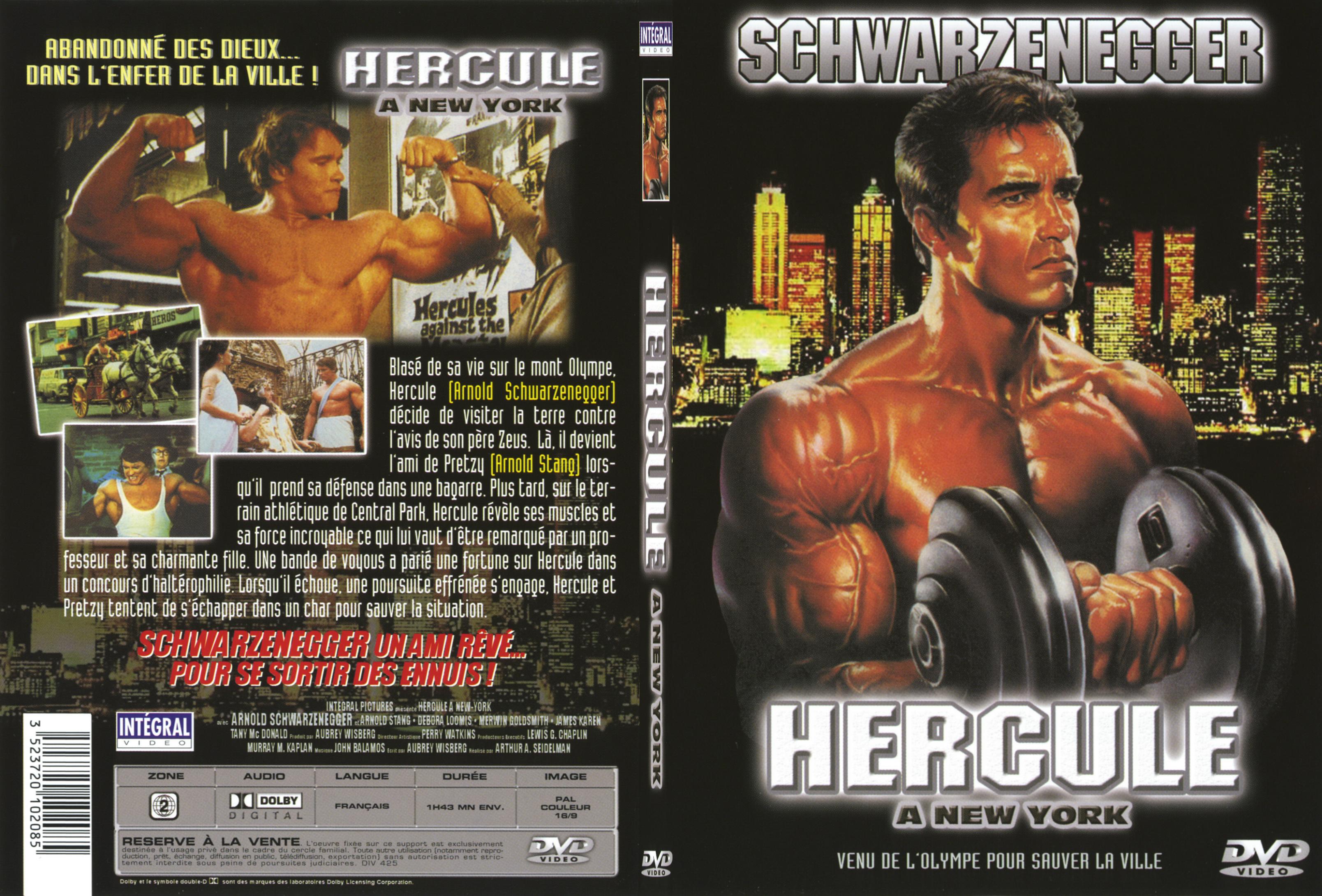 Jaquette DVD Hercule a new york - SLIM