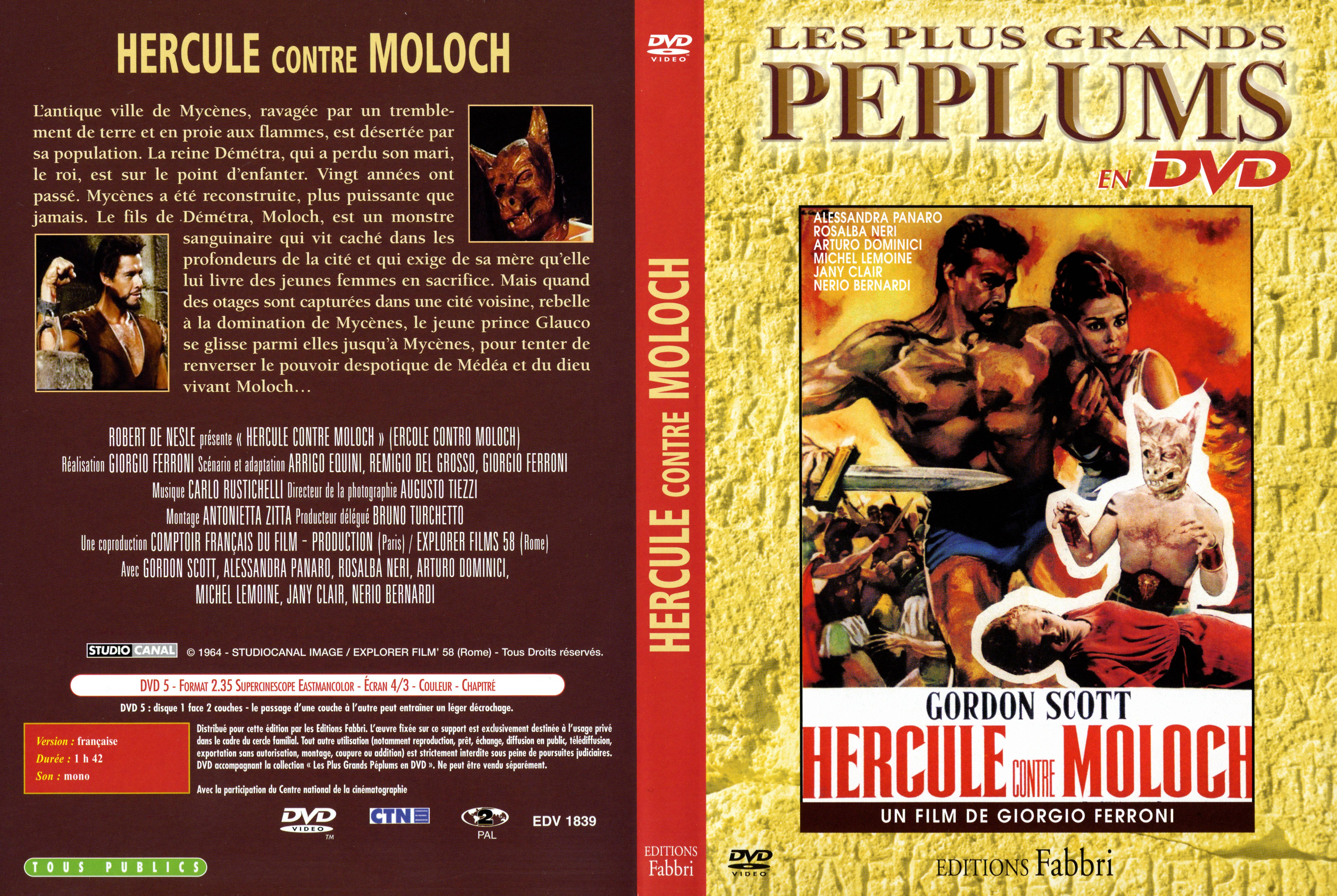 Jaquette DVD Hercule contre Moloch