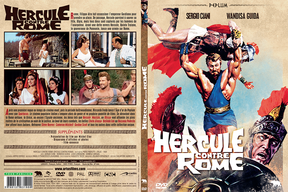 Jaquette DVD Hercule contre Rome