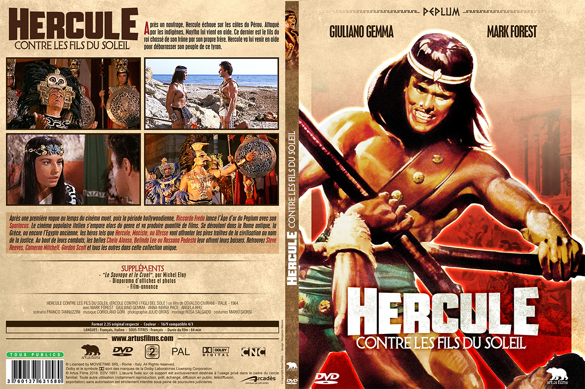 Jaquette DVD Hercule contre les fils du soleil