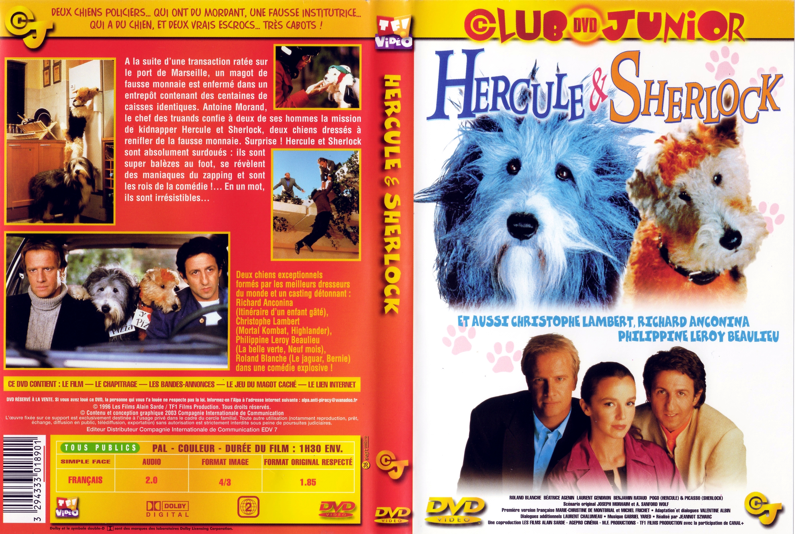 Jaquette DVD Hercule et Sherlock