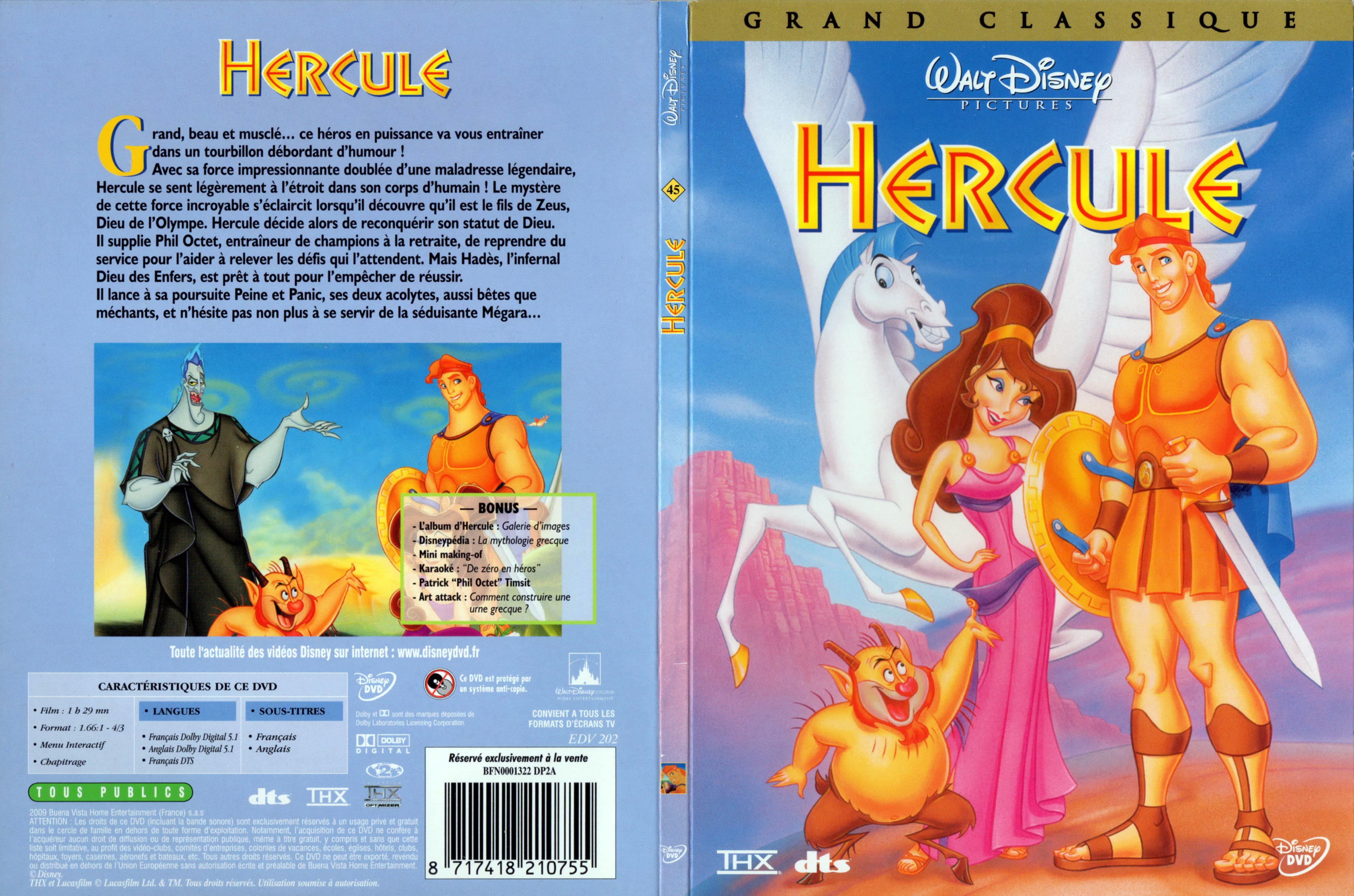 Jaquette DVD Hercule v4