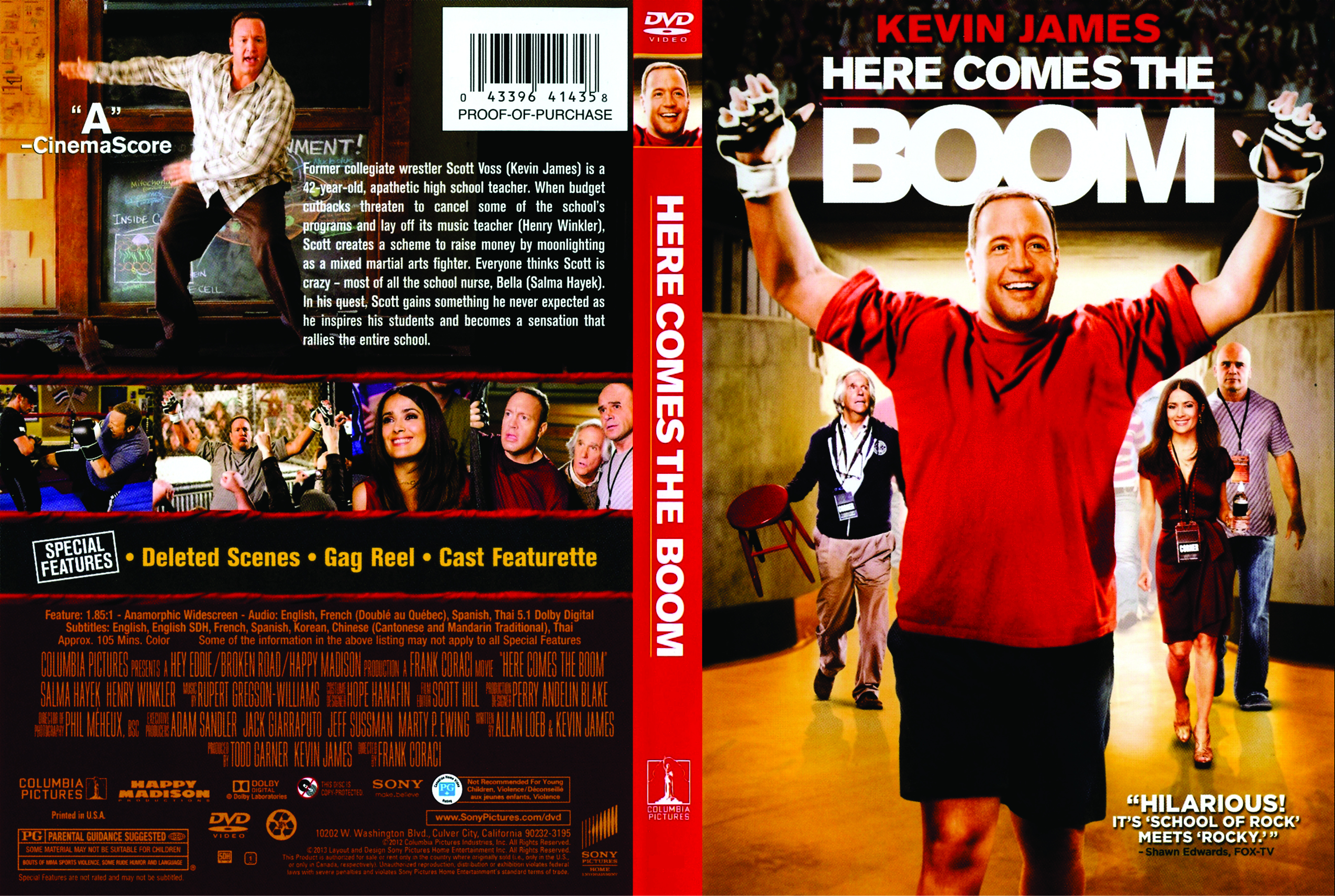 Jaquette DVD Here Comes The Boom - Prof poids lourd Zone 1