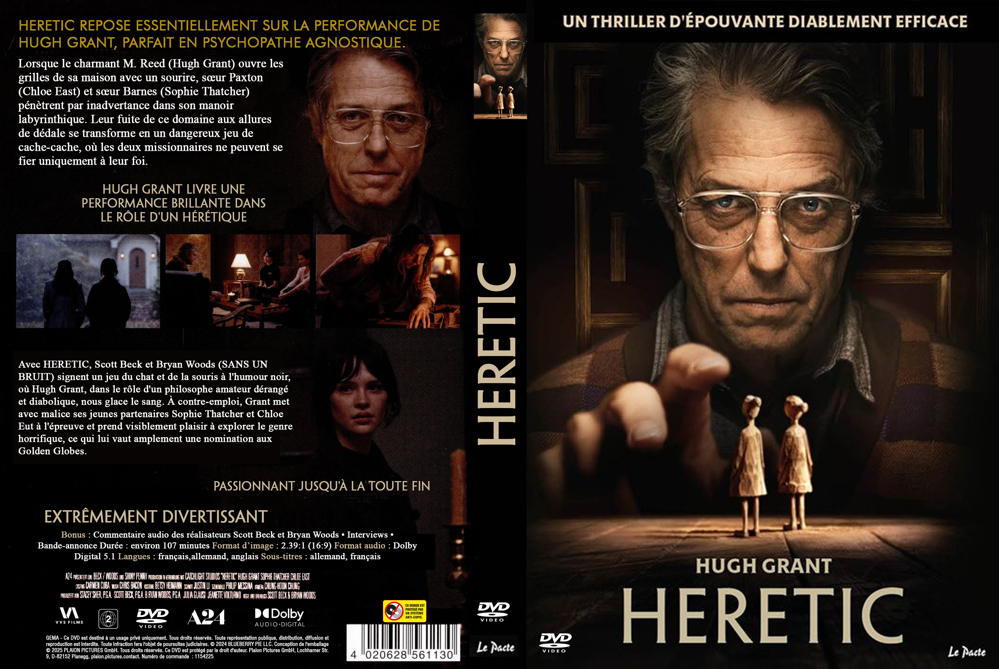 Jaquette DVD Heretic custom