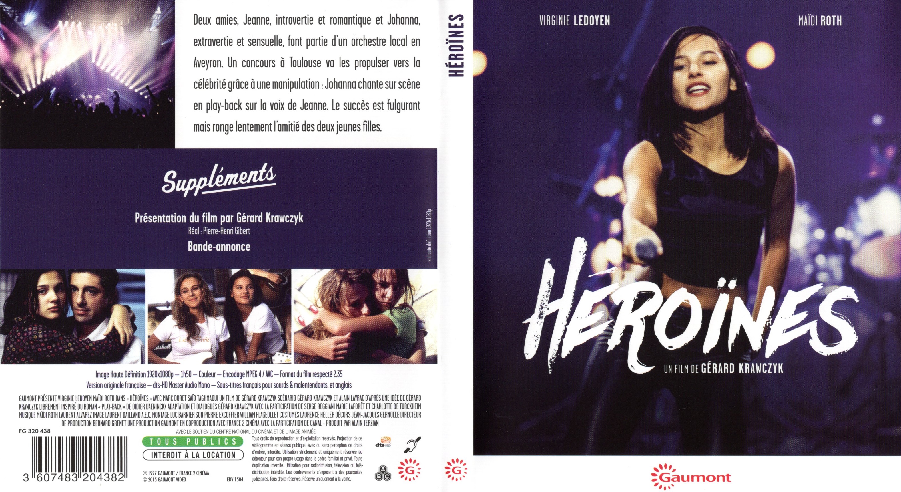 Jaquette DVD Heroines (BLU-RAY)