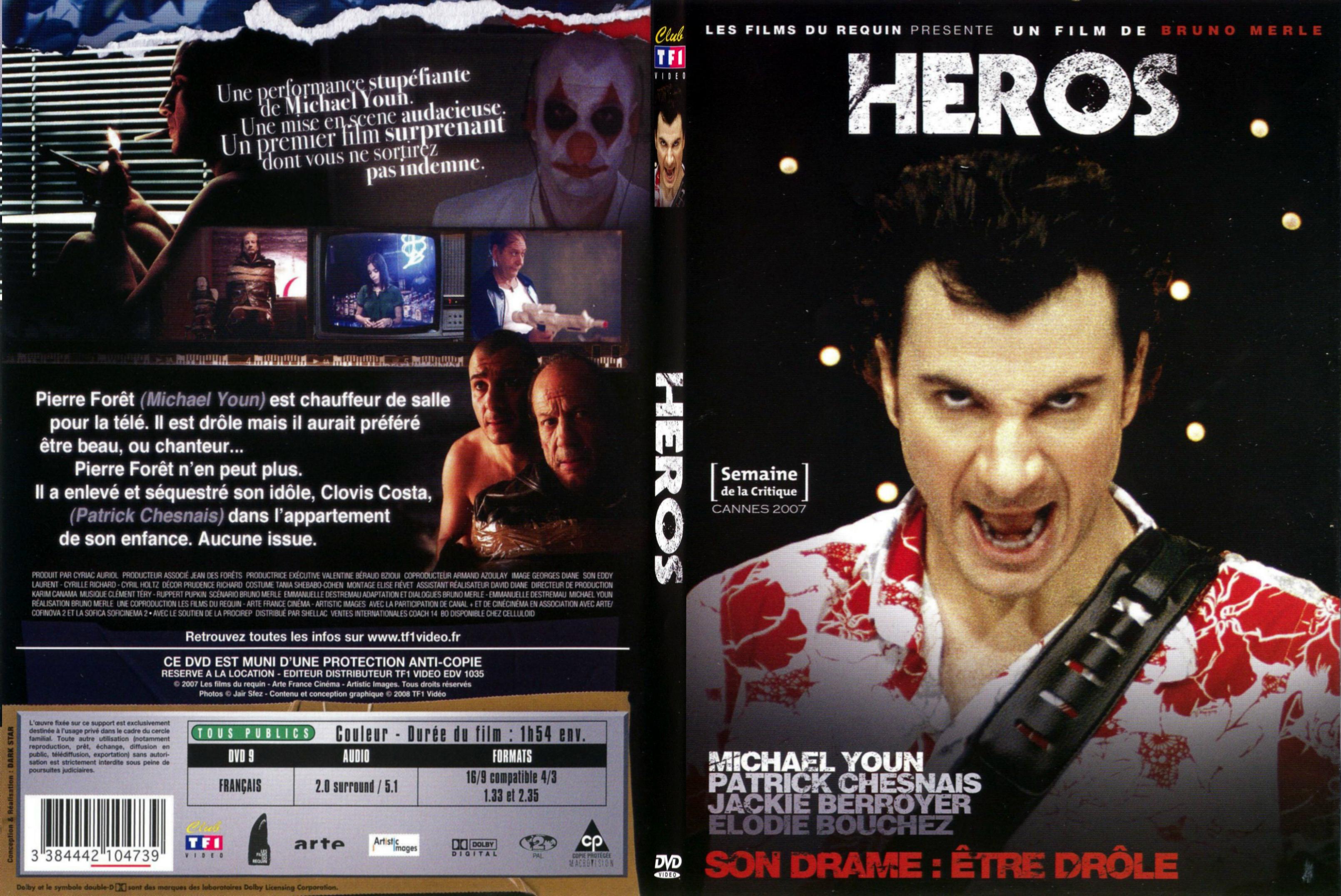 Jaquette DVD Heros (Michael Youn) - SLIM