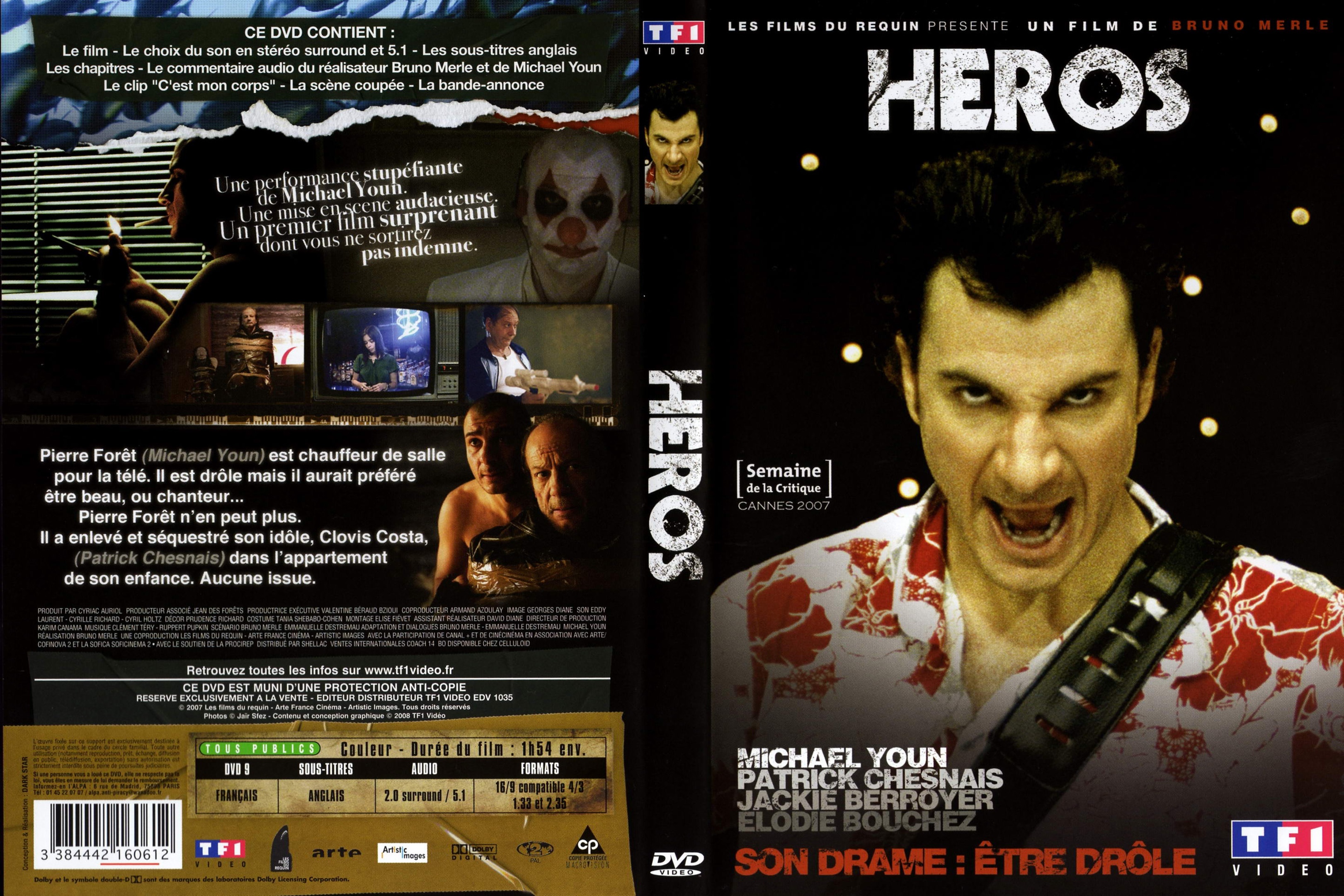 Jaquette DVD Heros (Michael Youn) v2