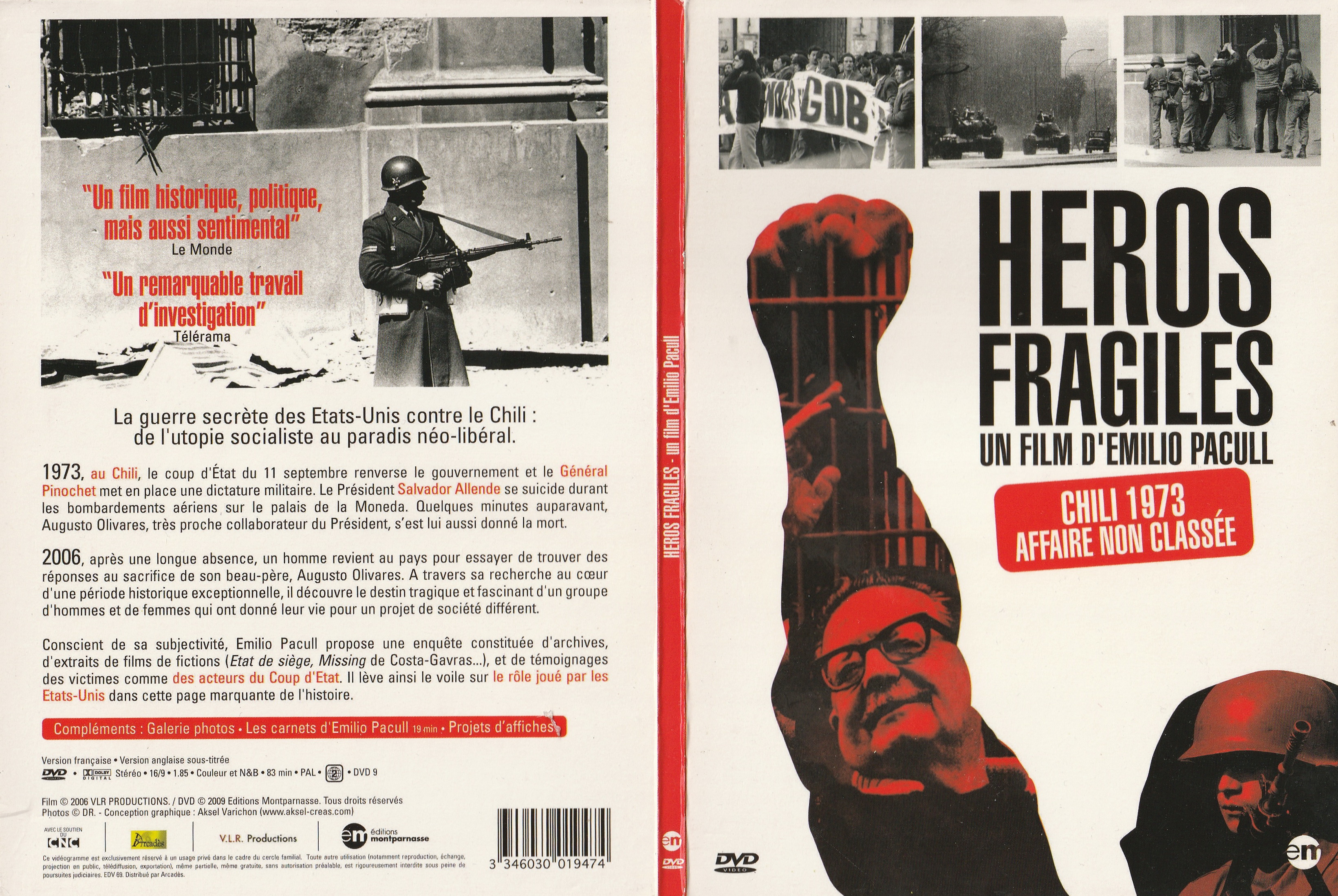 Jaquette DVD Heros fragiles