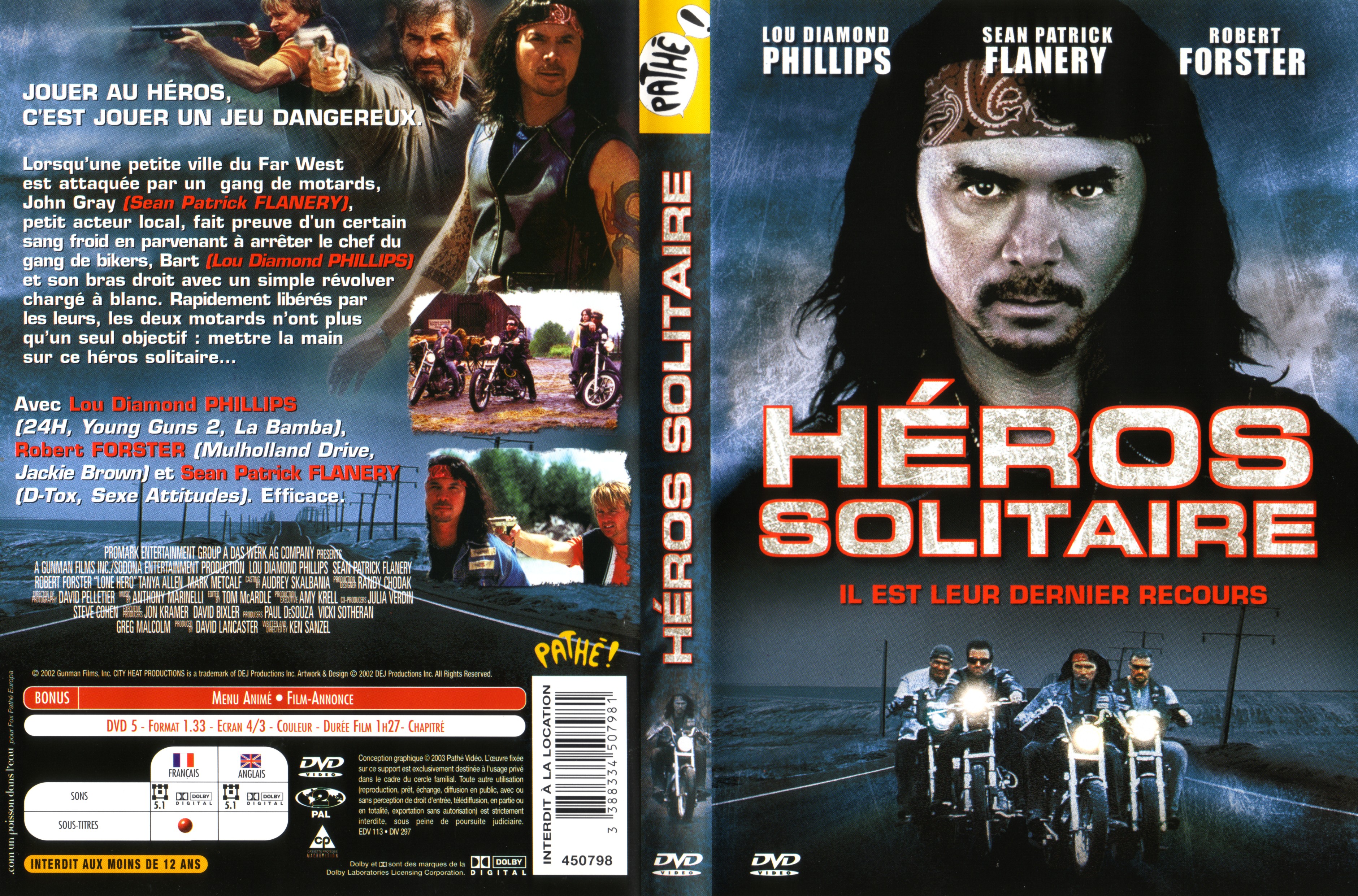 Jaquette DVD Hros solitaire