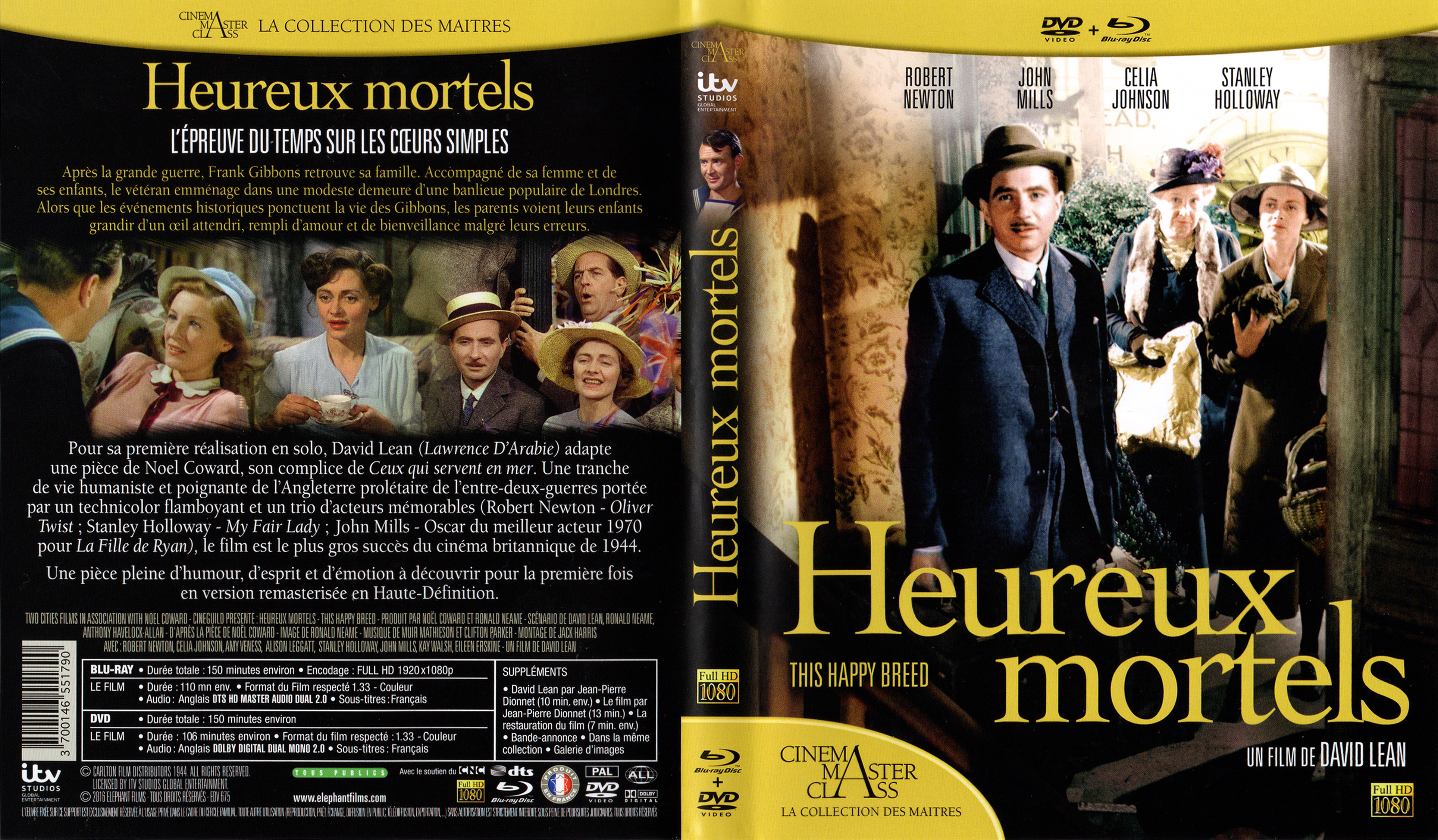 Jaquette DVD Heureux mortels (BLU-RAY)