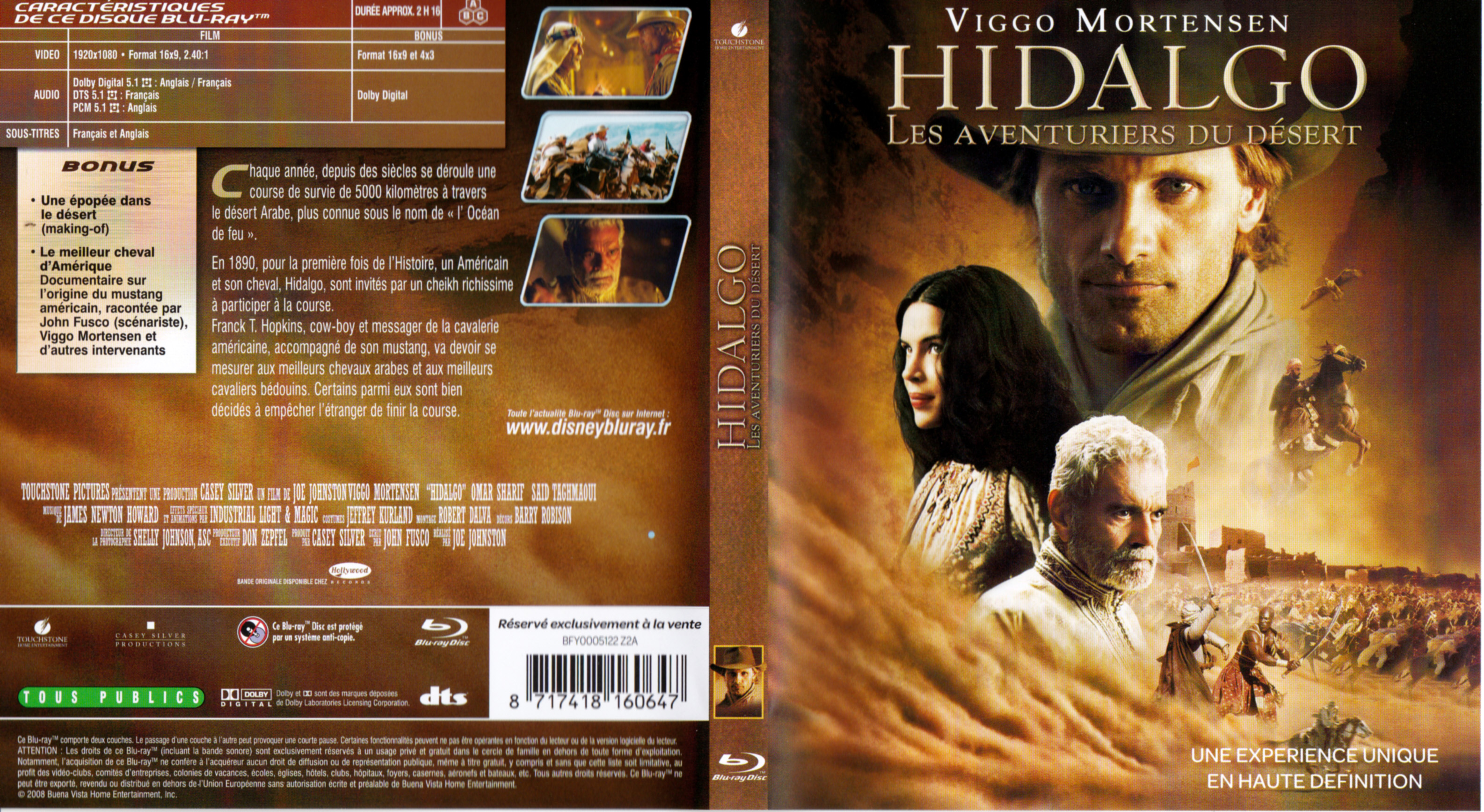 Jaquette DVD Hidalgo (BLU-RAY)