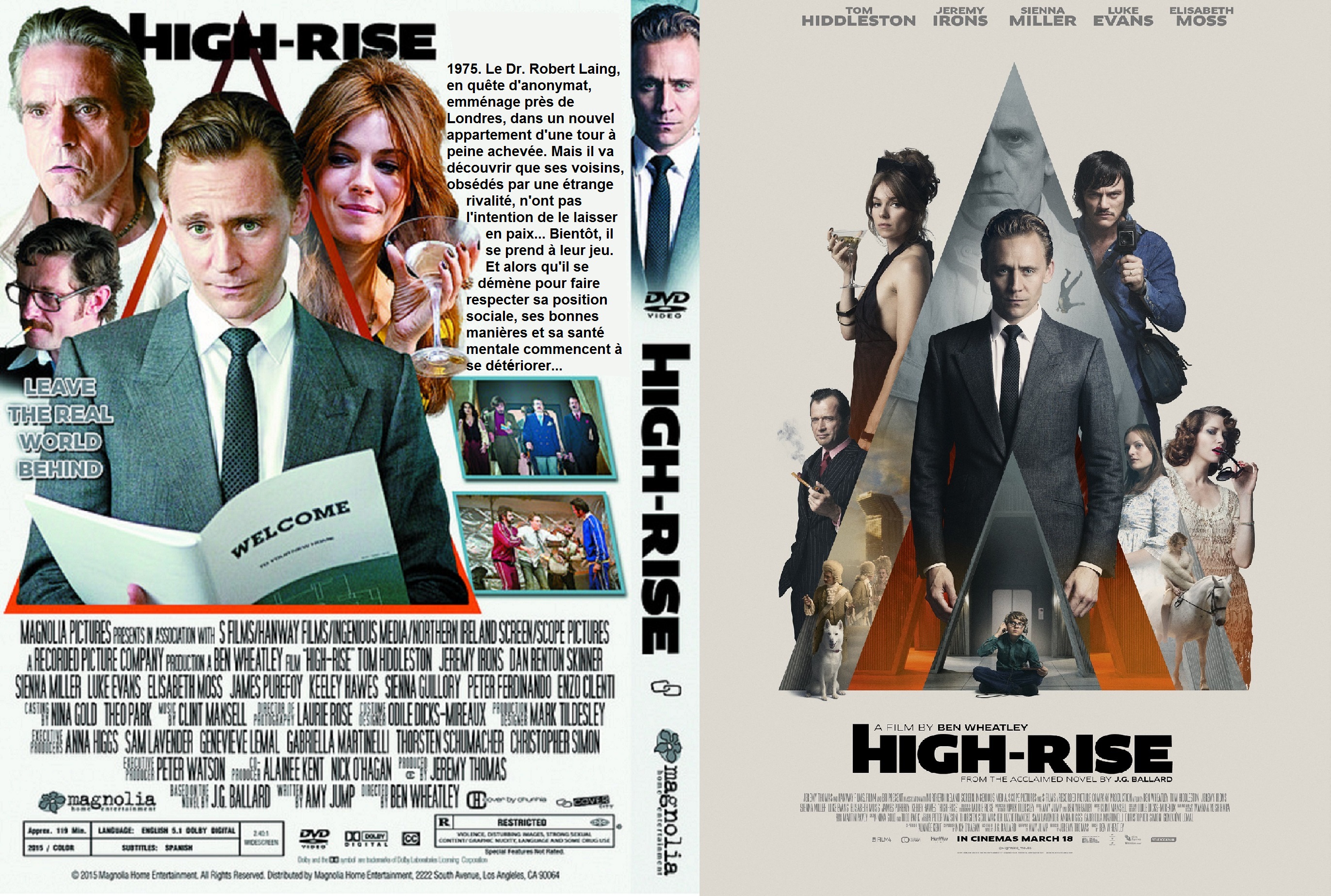 Jaquette DVD High-Rise custom