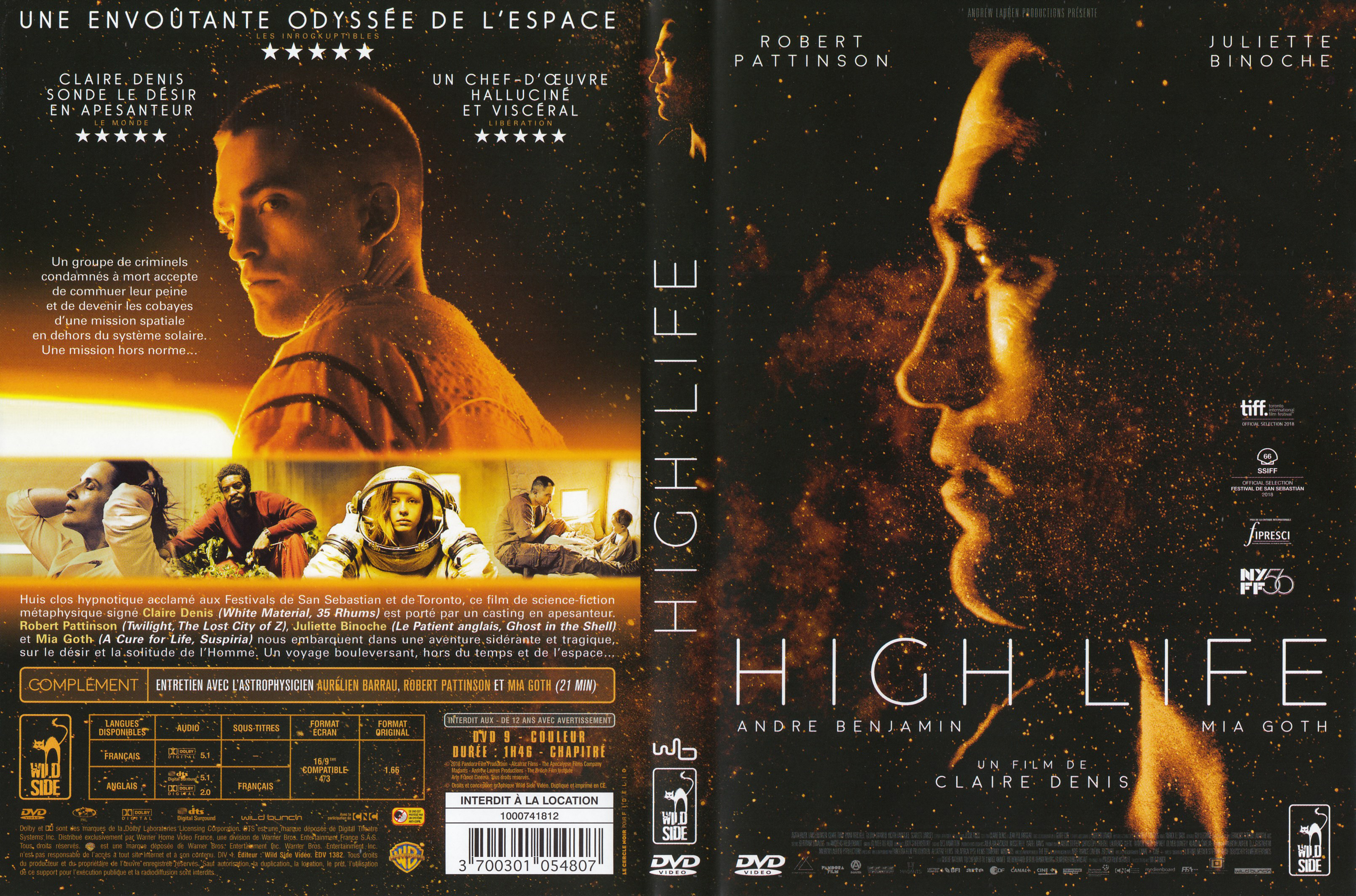 Jaquette DVD High life