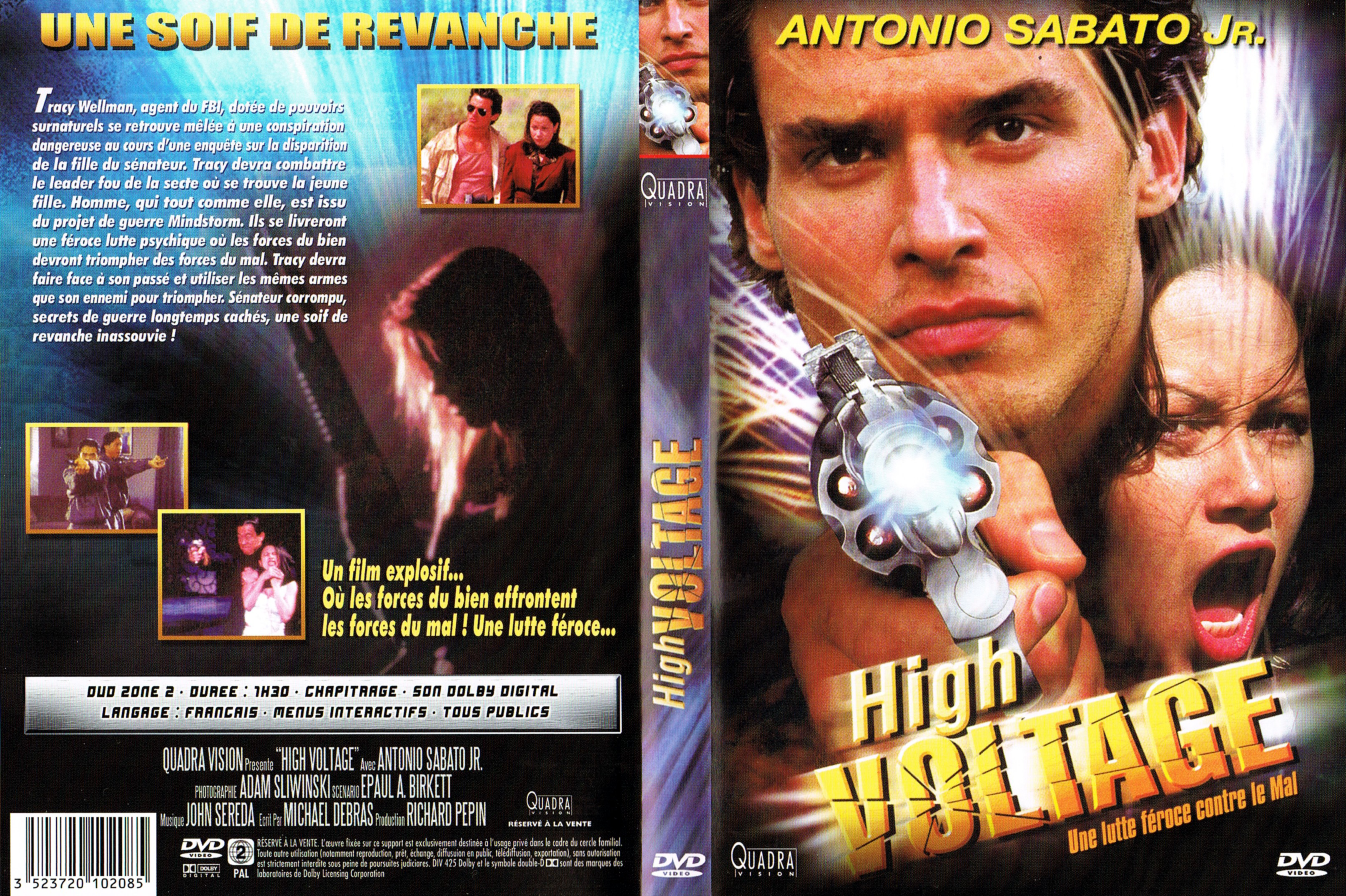 Jaquette DVD High voltage (Antonio Sabato Jr)