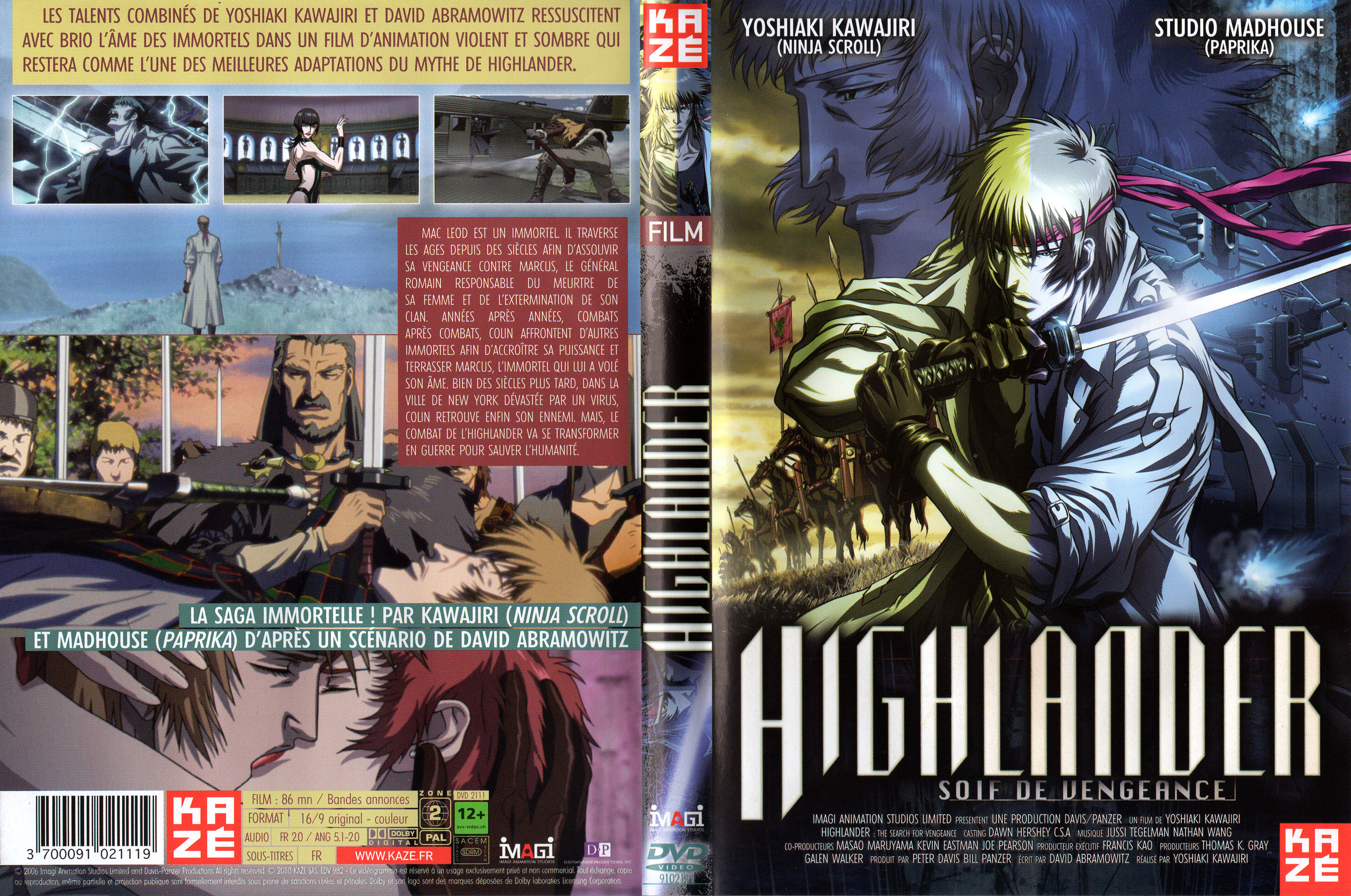 Jaquette DVD Highlander - soif de vengeance