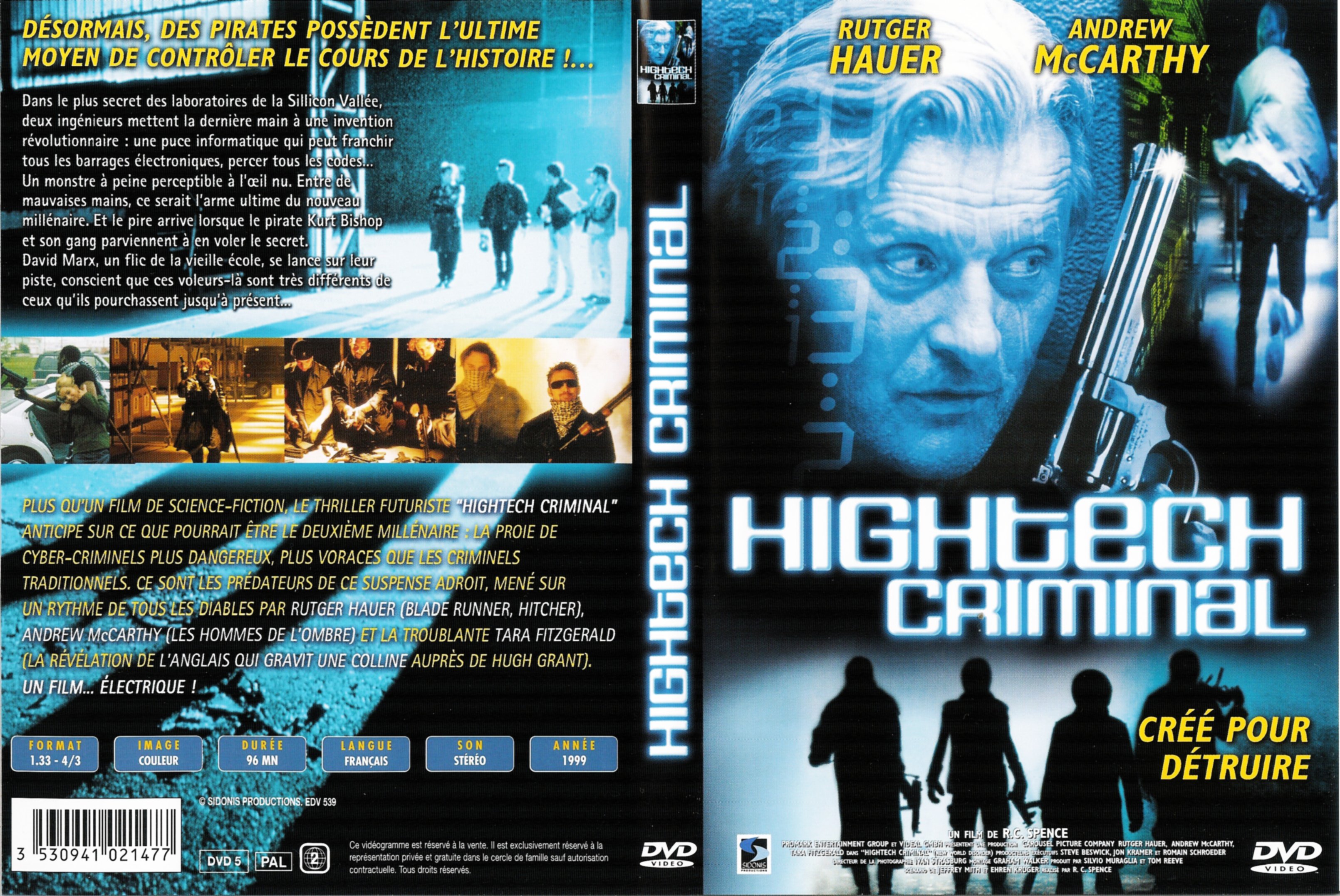 Jaquette DVD Hightech criminal