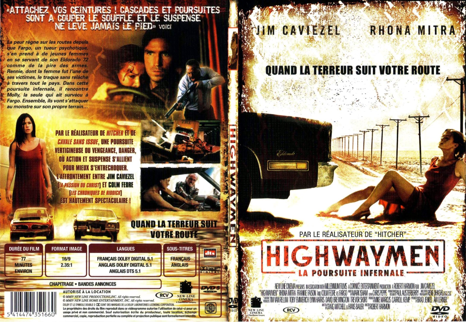 Jaquette DVD Highwaymen - SLIM