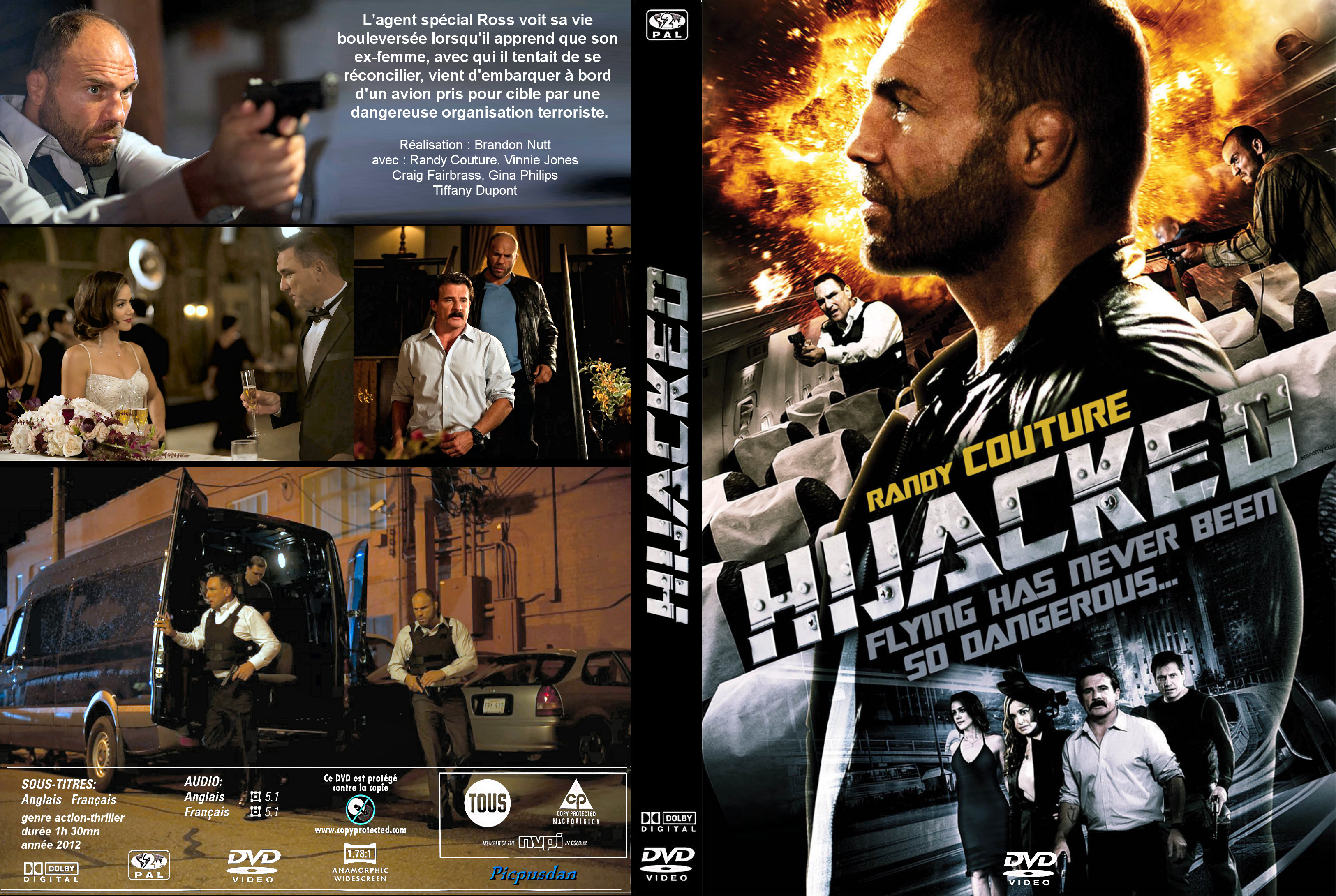 Jaquette DVD Hijacked custom