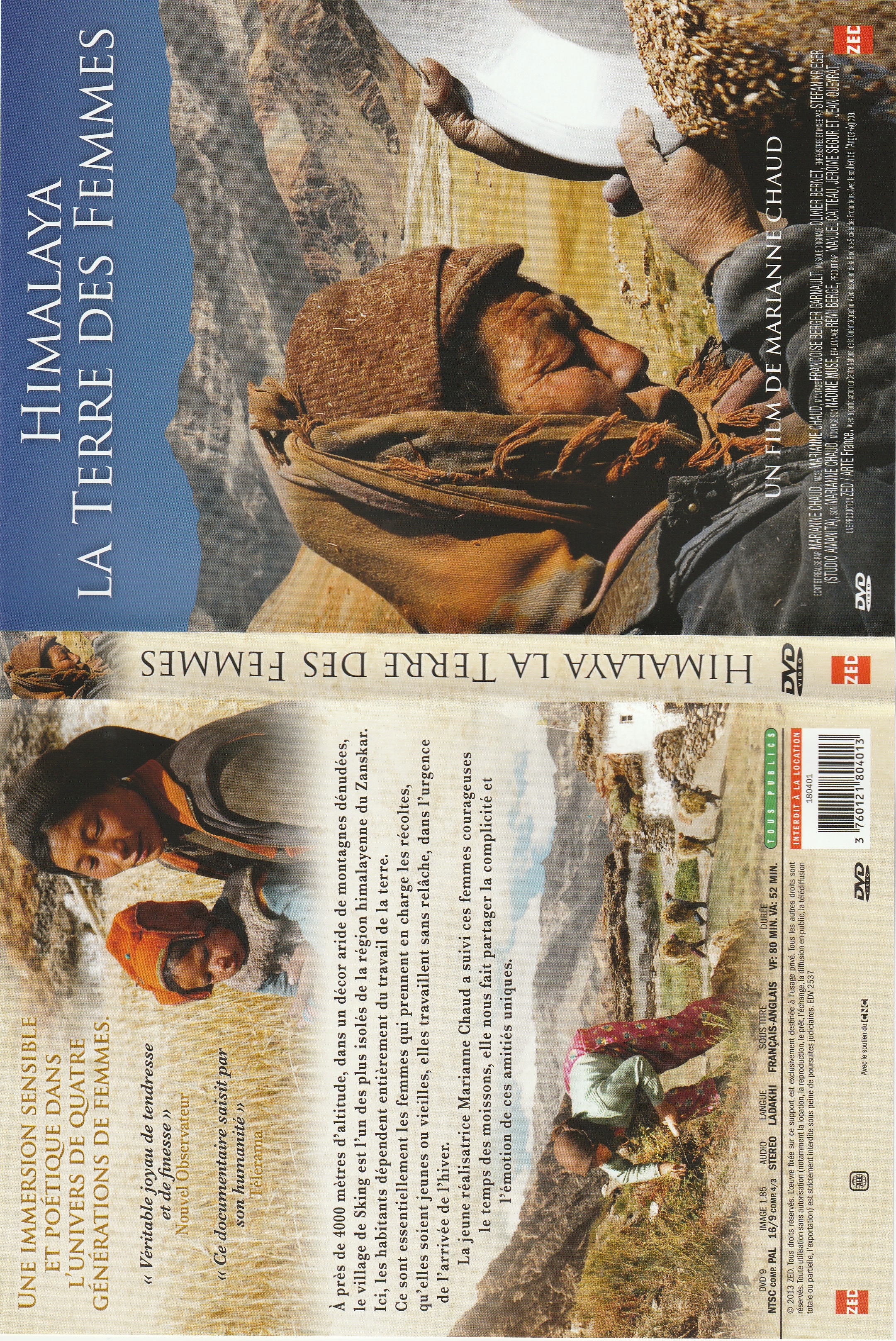 Jaquette DVD Himalaya La terre des femmes