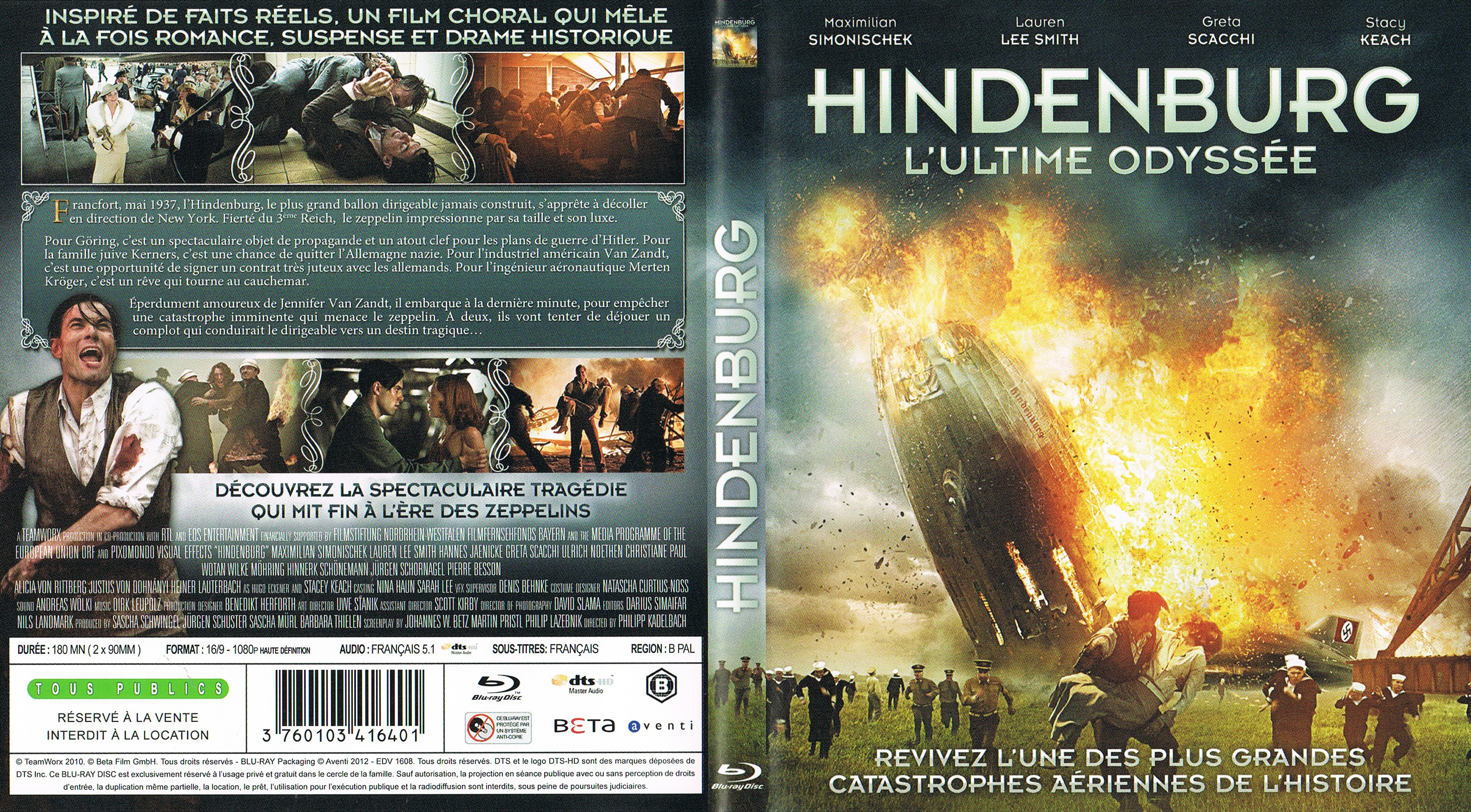 Jaquette DVD Hindenburg - L