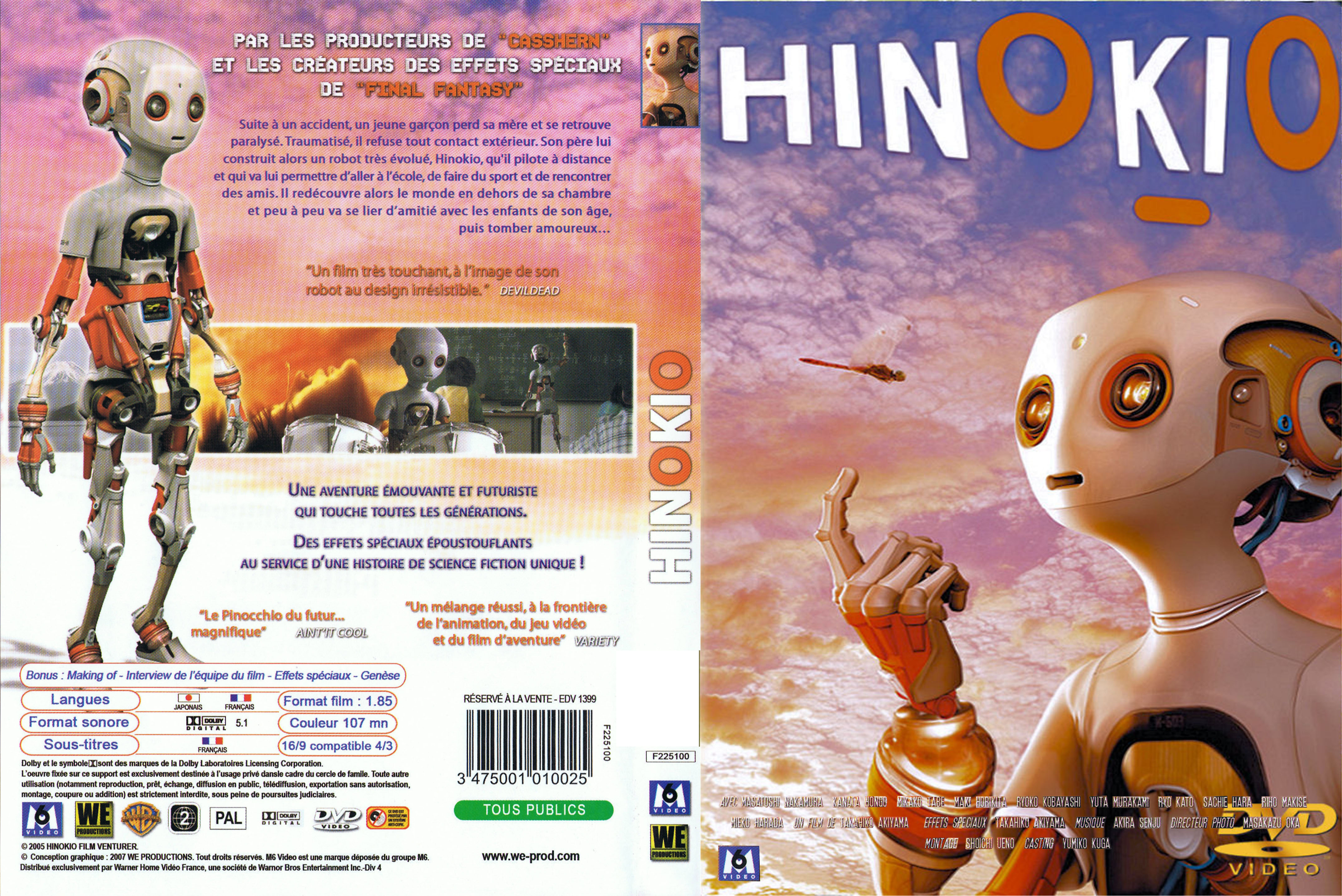 Jaquette DVD Hinokio