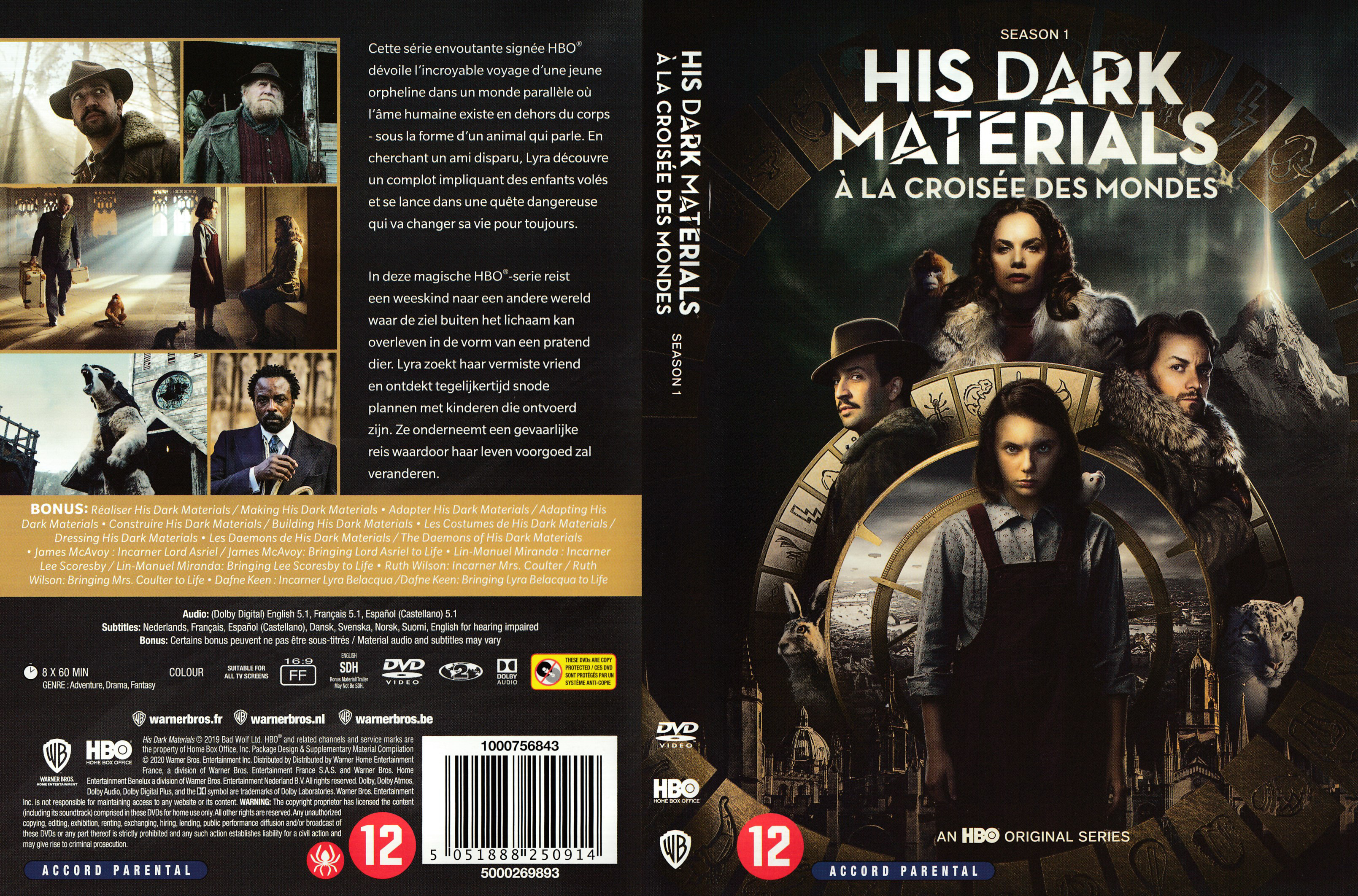 Jaquette DVD His dark materials Saison 1