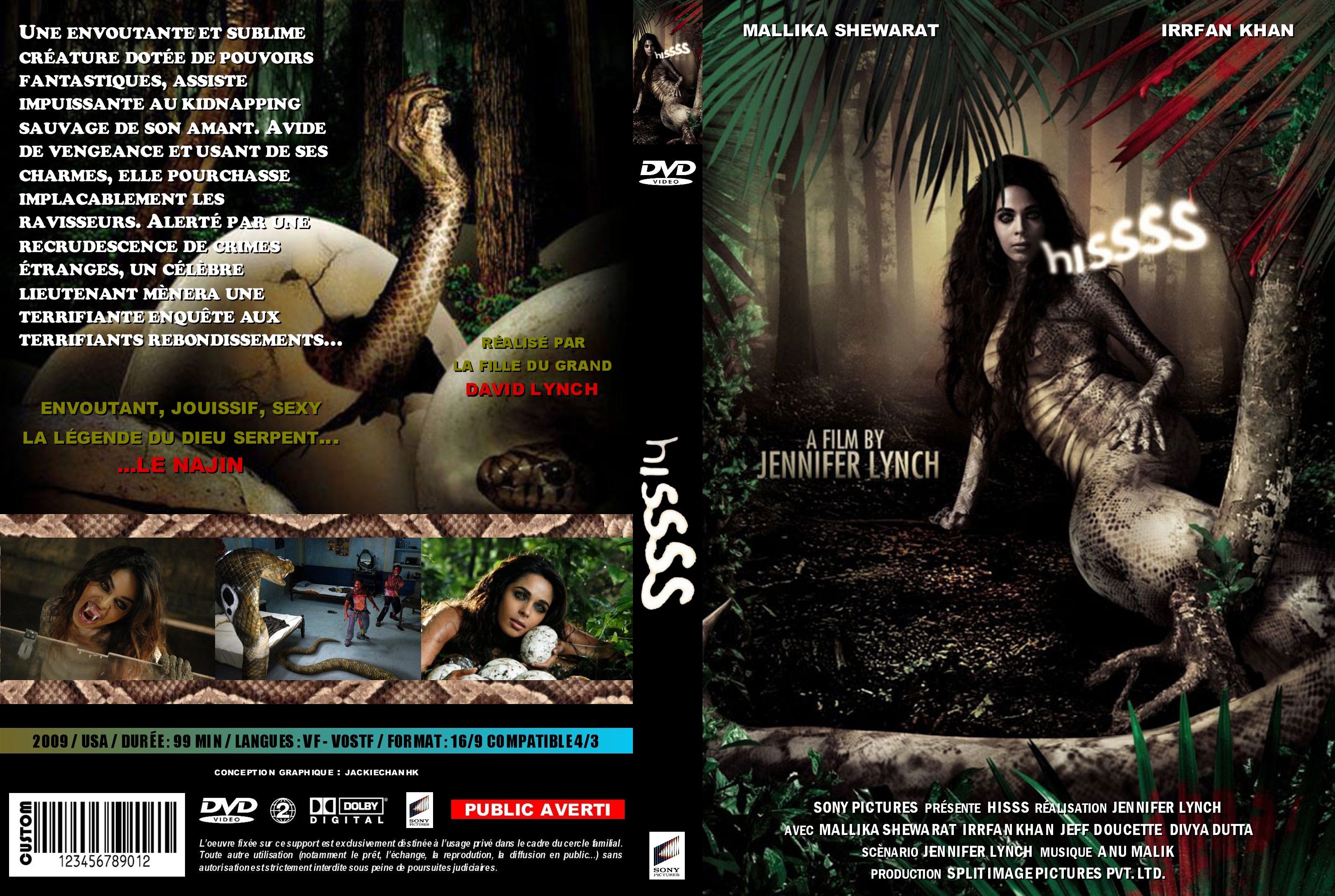 Jaquette DVD Hissss custom