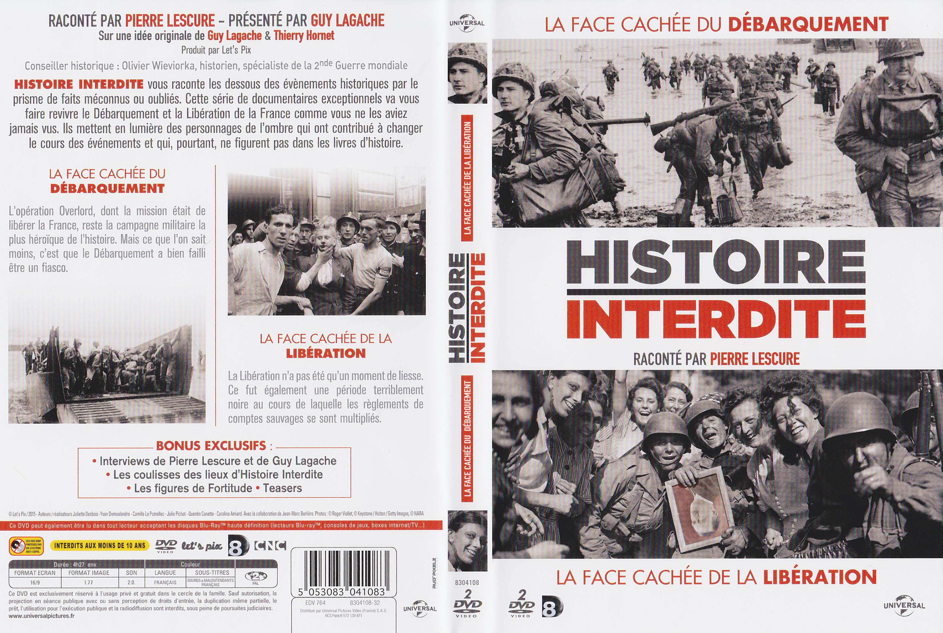 Jaquette DVD Histoire interdite Liberation
