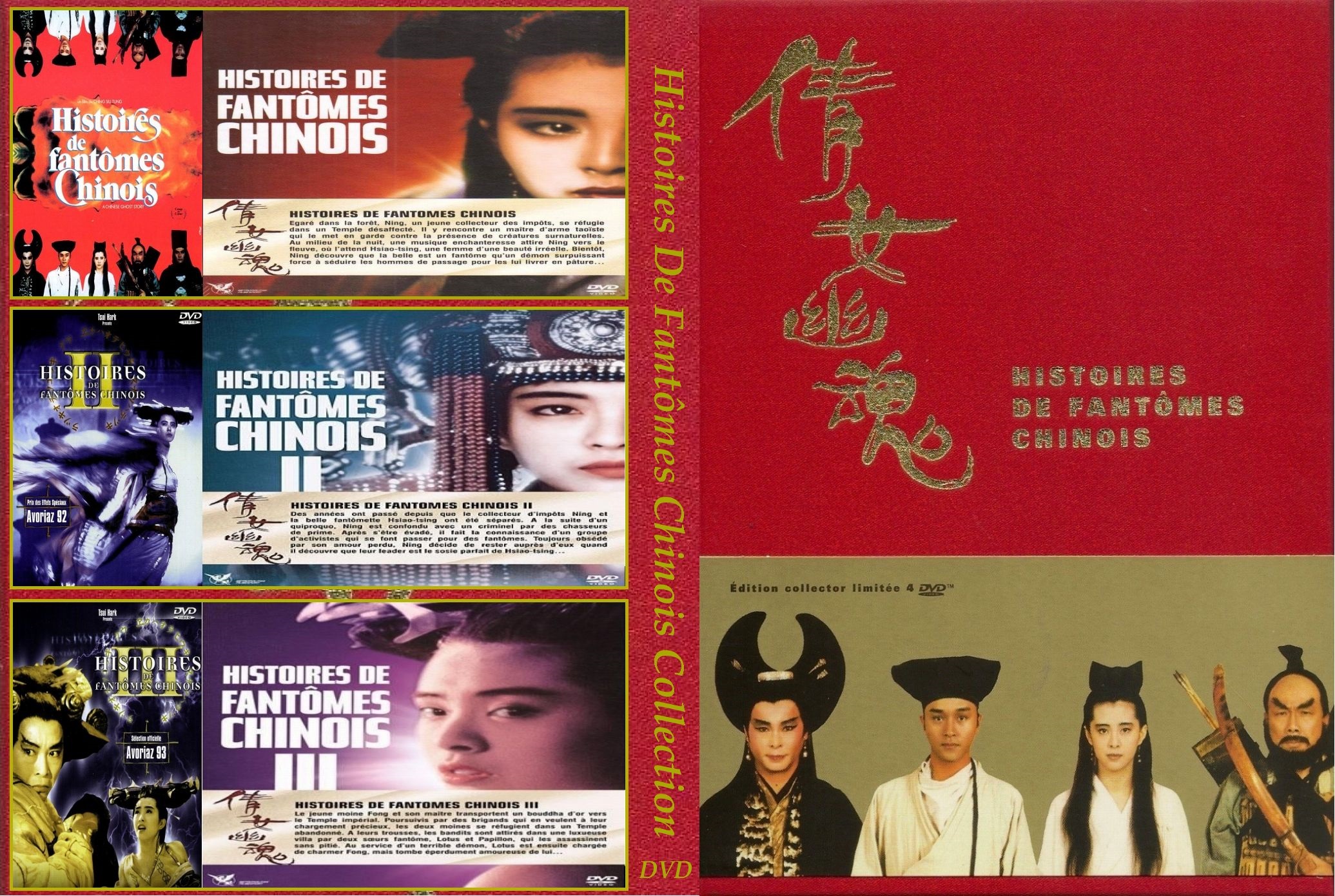 Jaquette DVD Histoires de fantomes chinois collection custom 