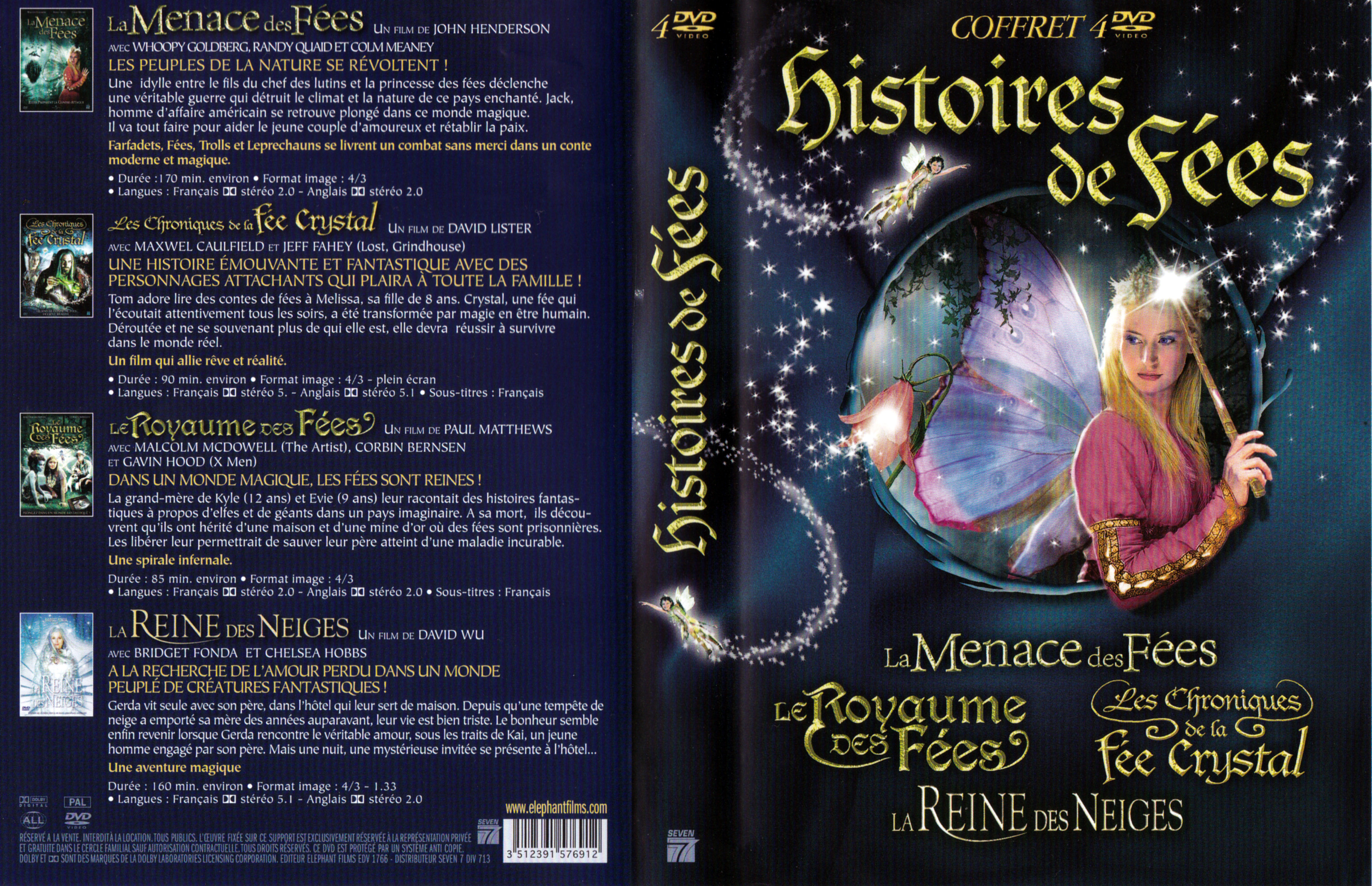 Jaquette DVD Histoires de fes COFFRET