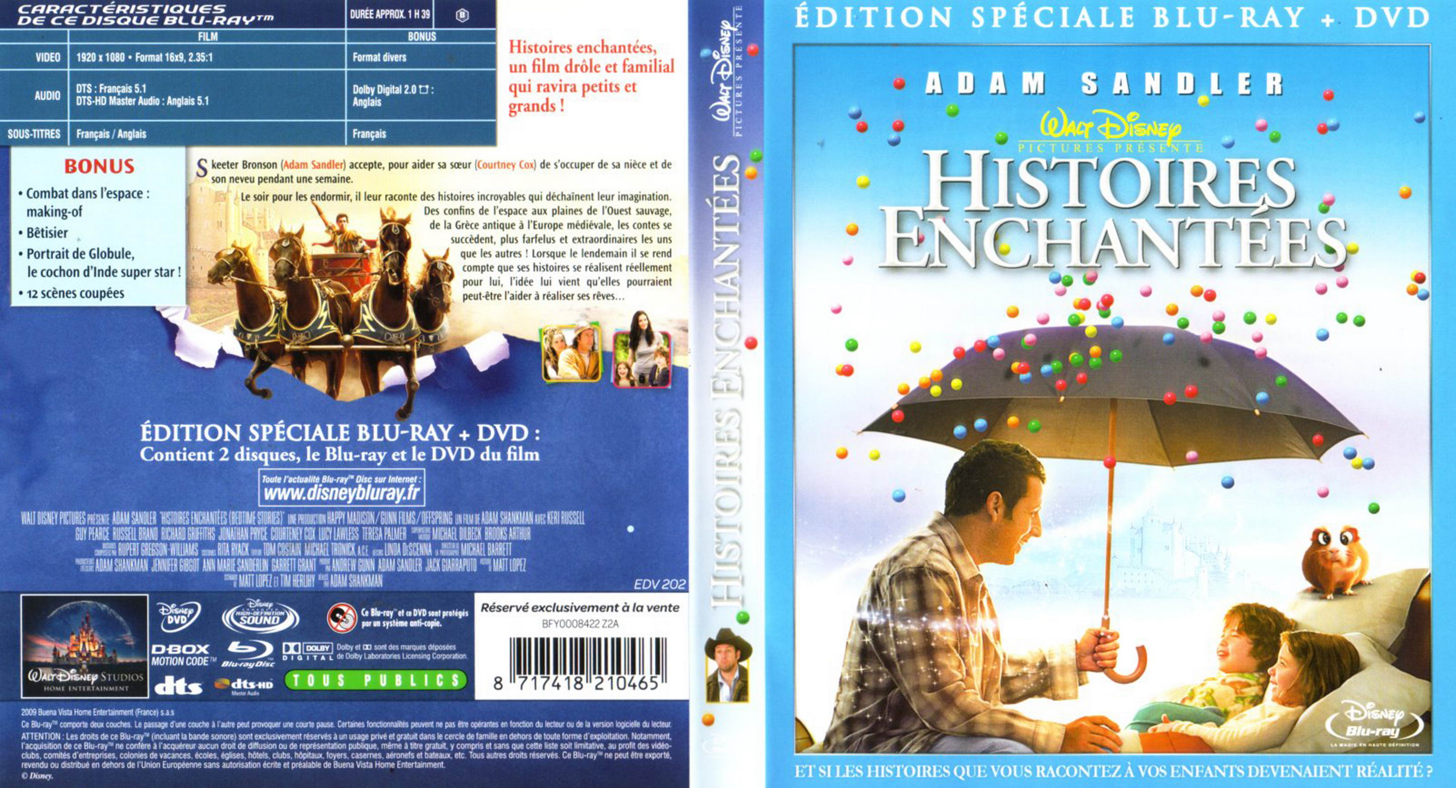 Jaquette DVD Histoires enchantes (BLU-RAY)