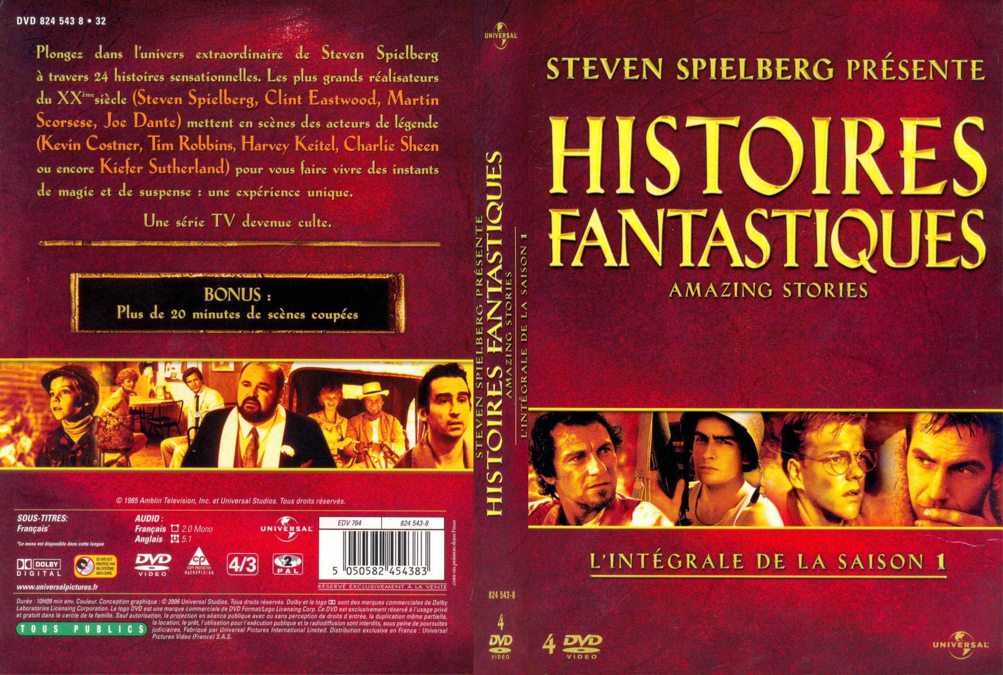 Jaquette DVD Histoires fantastiques Saison 1 COFFRET