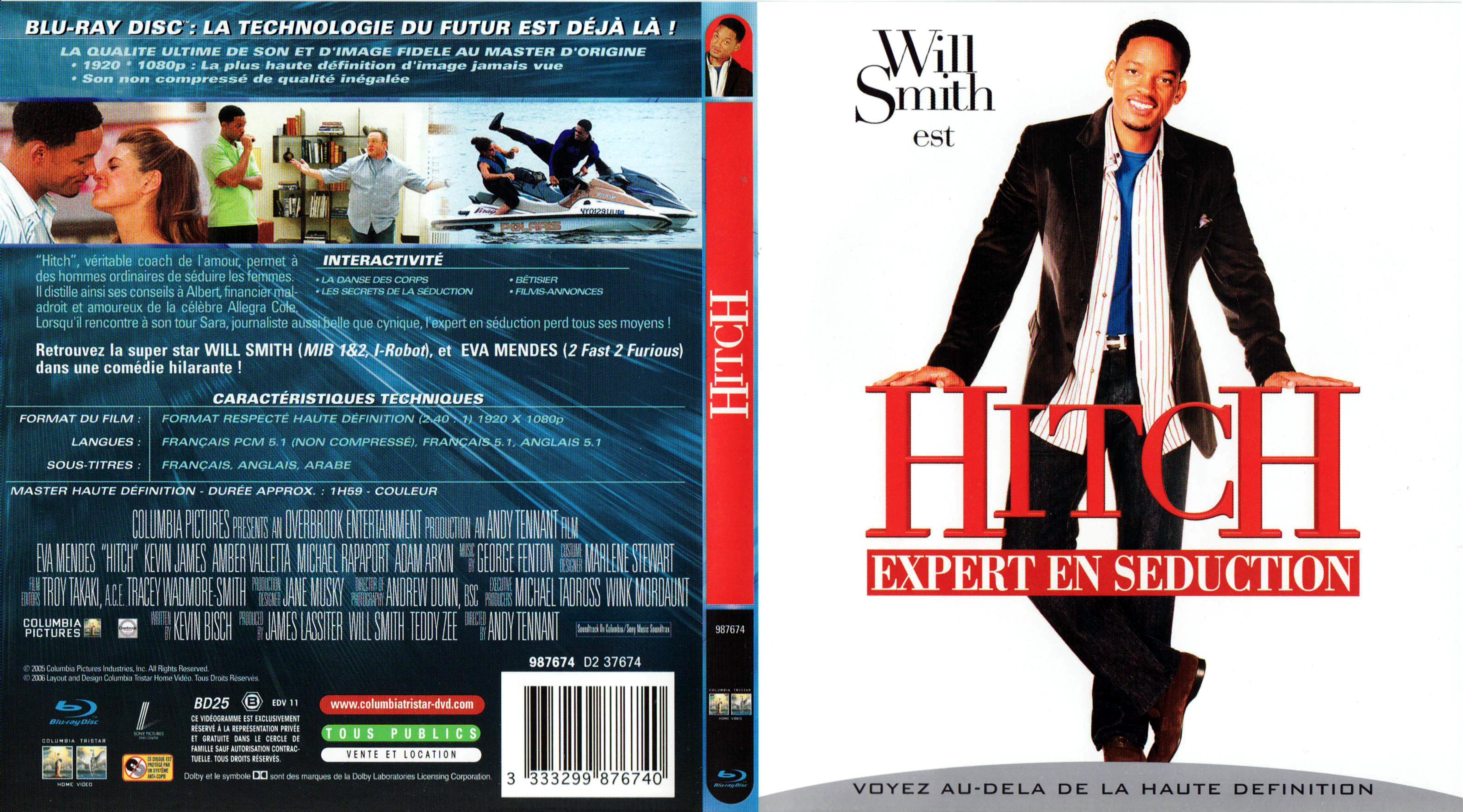 Jaquette DVD Hitch (BLU-RAY)