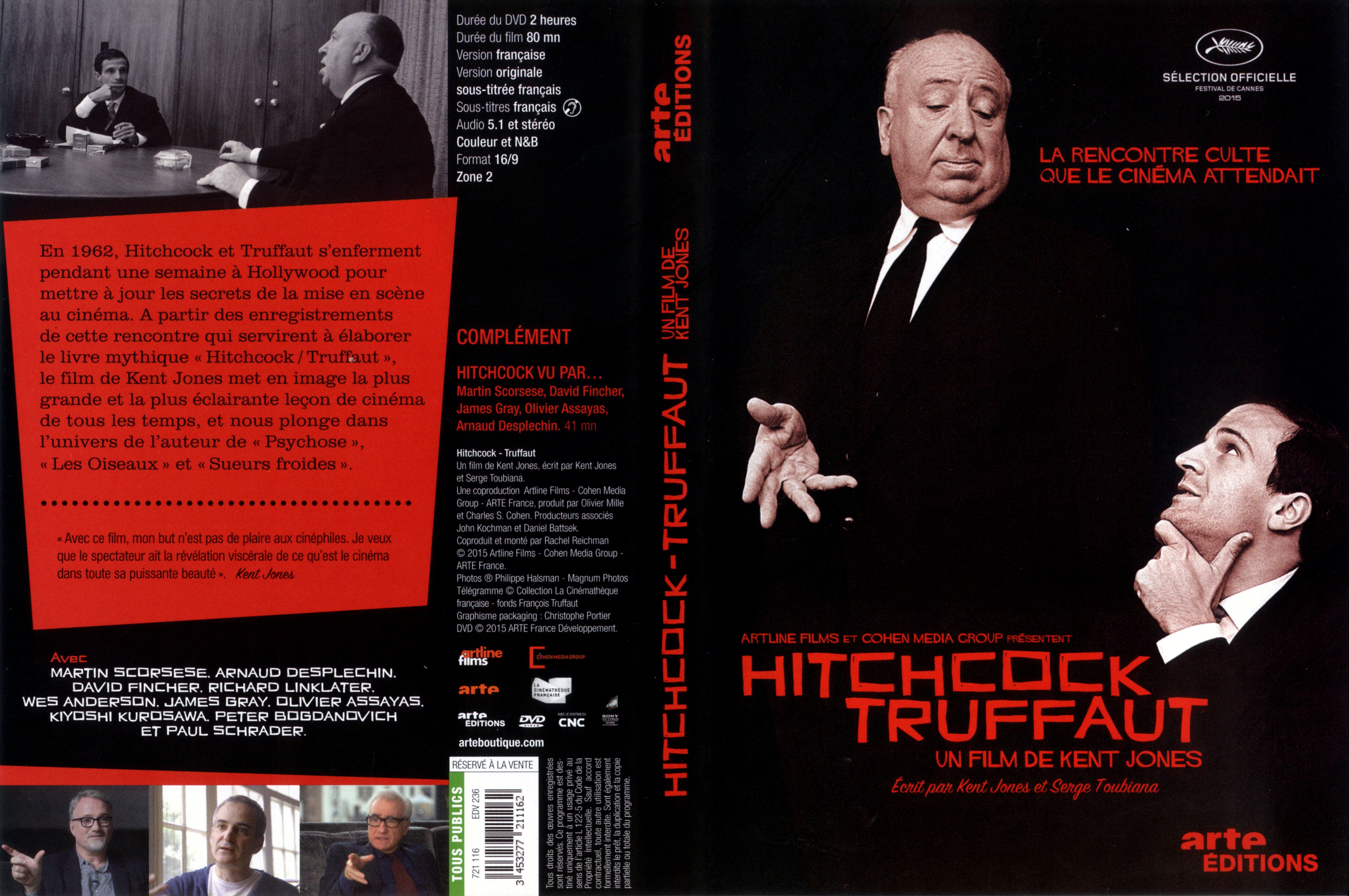 Jaquette DVD Hitchcock Truffaut