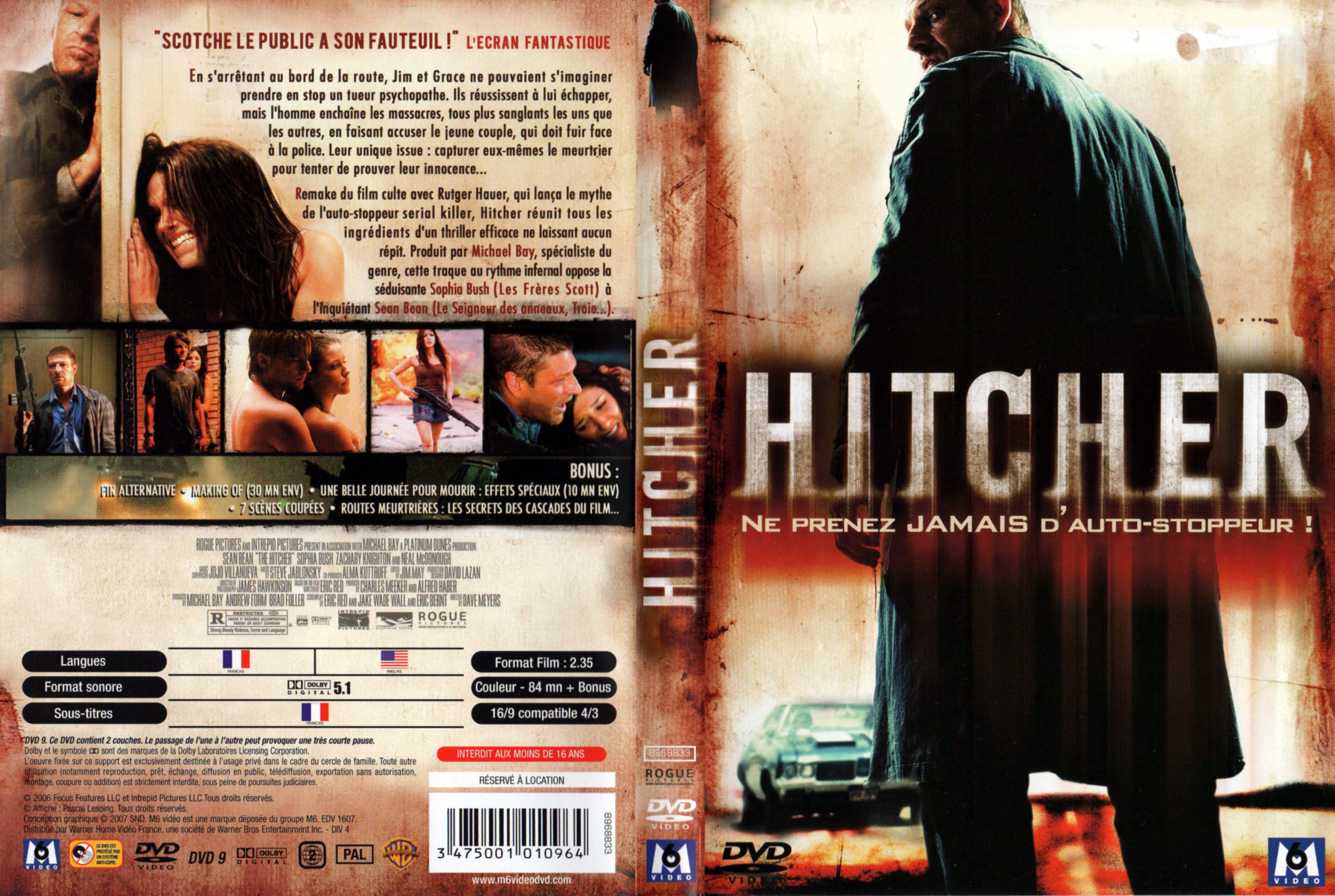 Jaquette DVD Hitcher (2007)