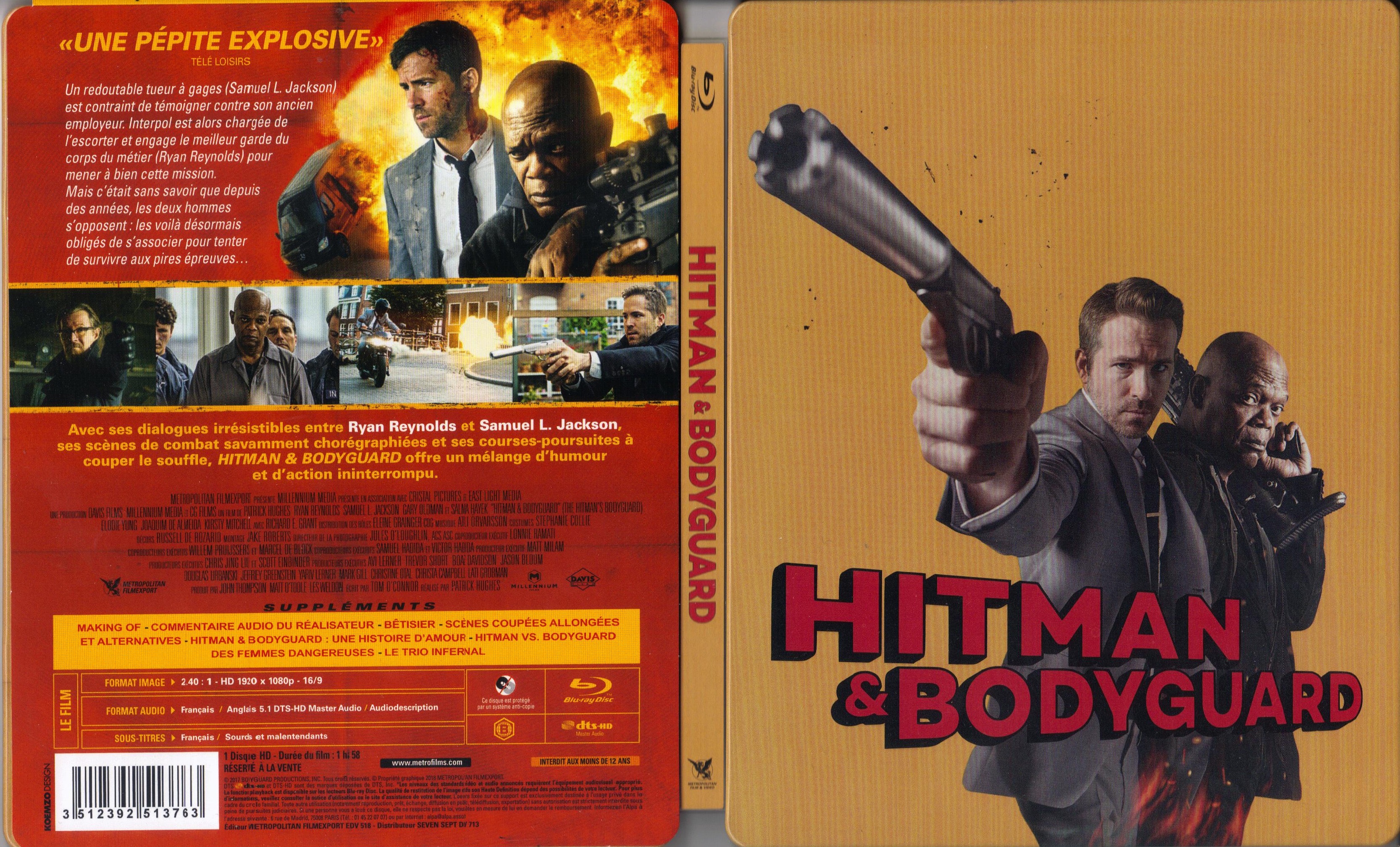 Jaquette DVD Hitman & Bodyguard (BLU-RAY)